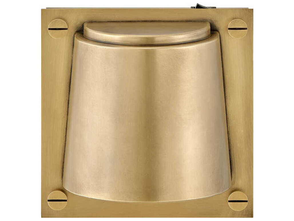 Hinkley Scout 1-Light Heritage Brass Glass LED Wall Sconce