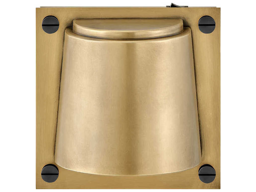 Hinkley Scout 1-Light Heritage Brass Glass LED Wall Sconce