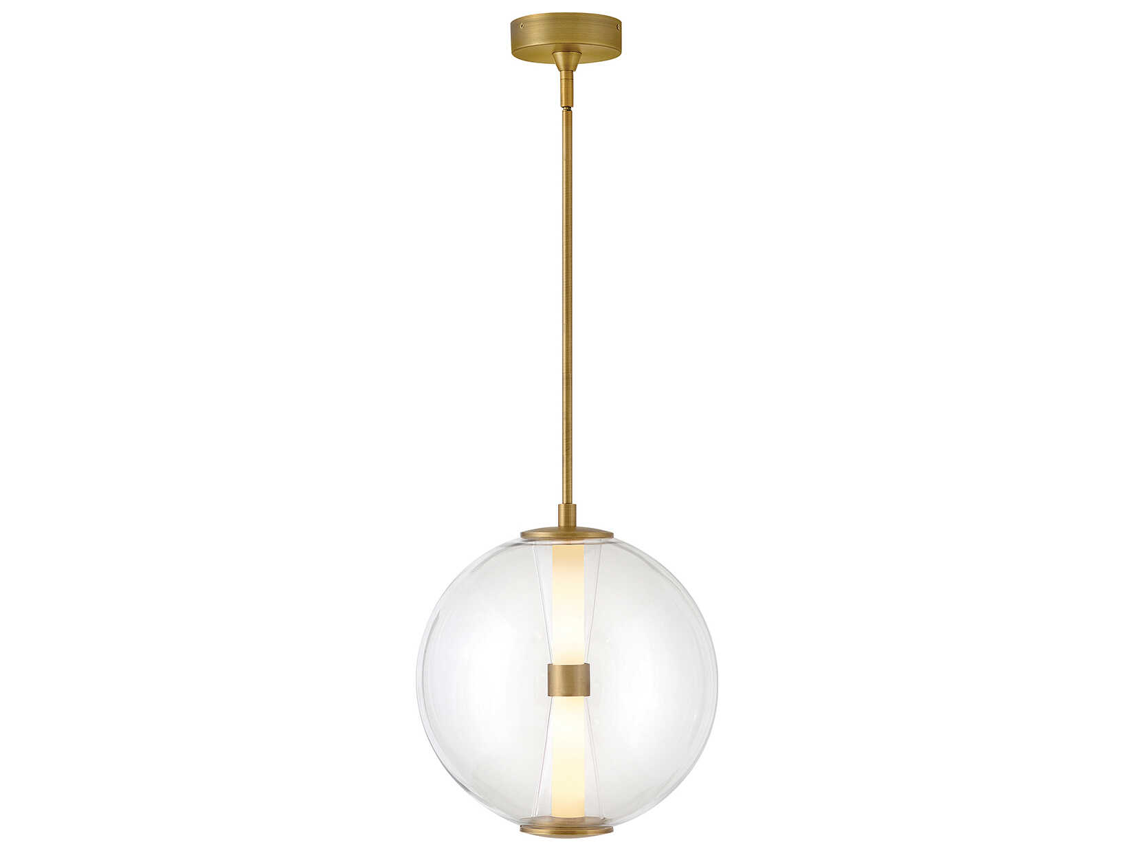 Hinkley Elin Lacquered Brass Globe Pendant