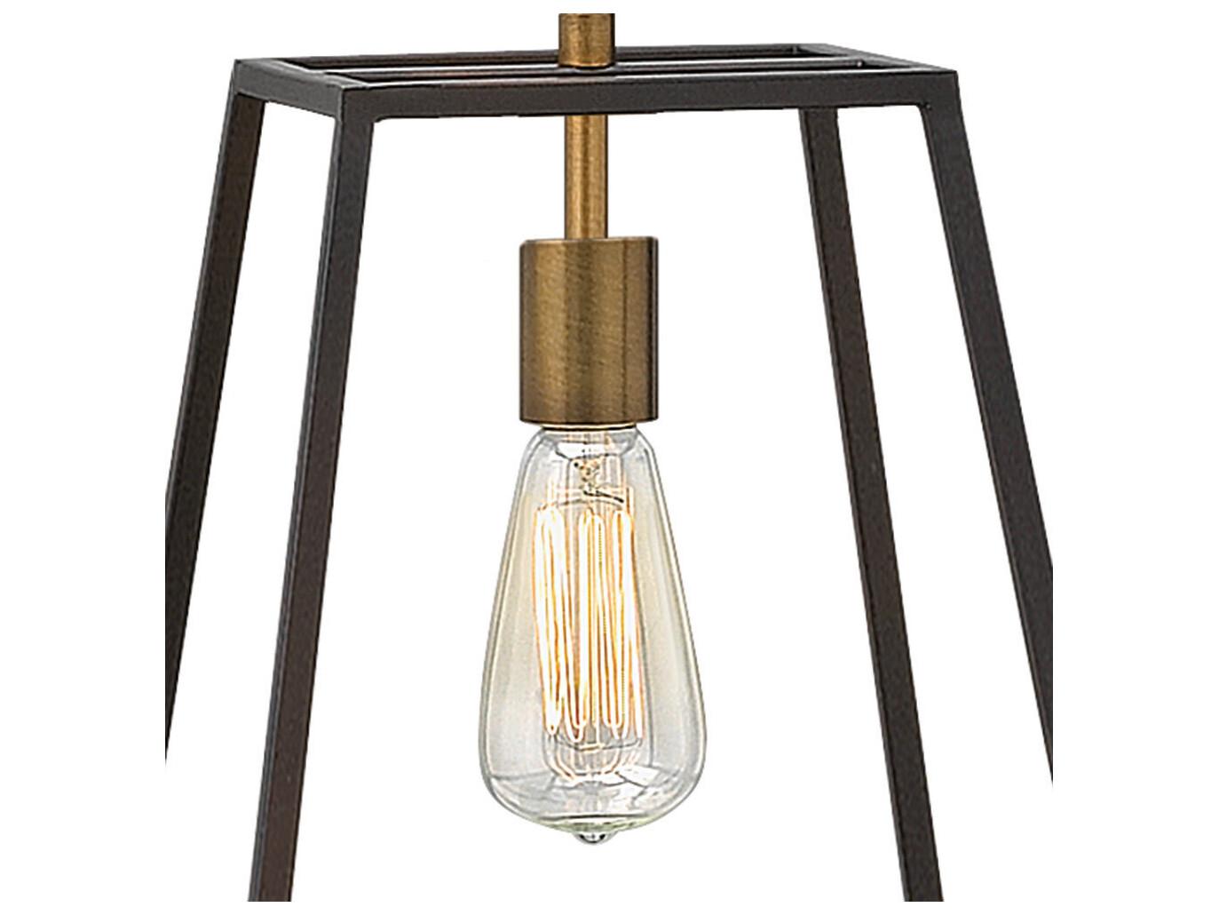 Hinkley Fulton 1-Light Bronze Brown Geometric Pendant