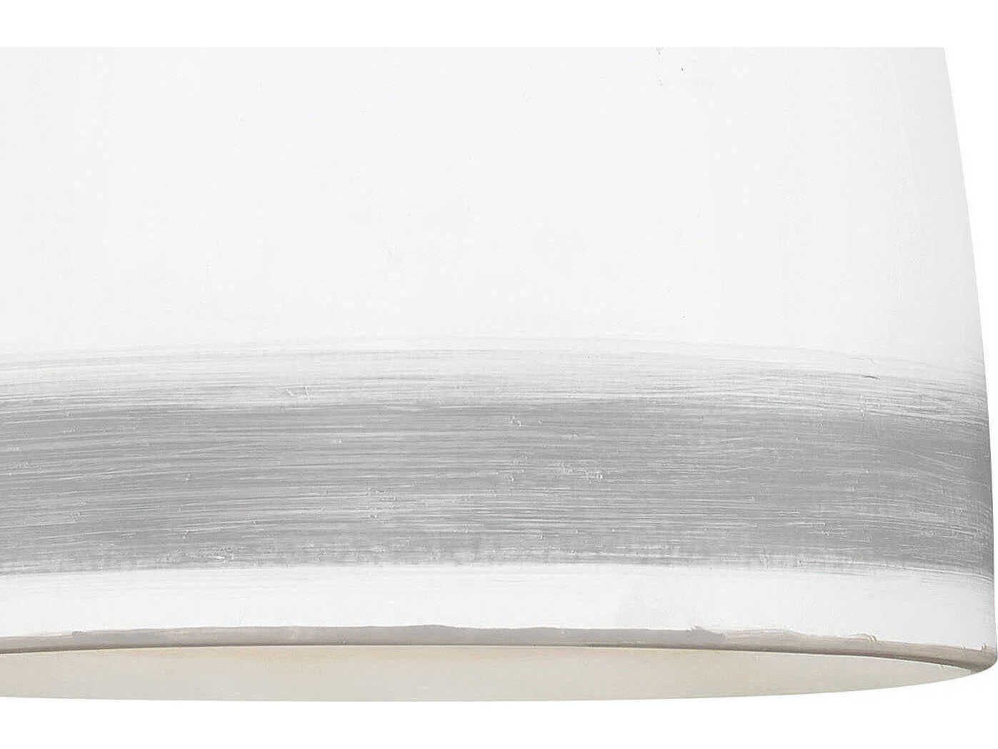 Hinkley Nash 1-Light Antique Nickel With Grey Stripe Bell Mini Pendant