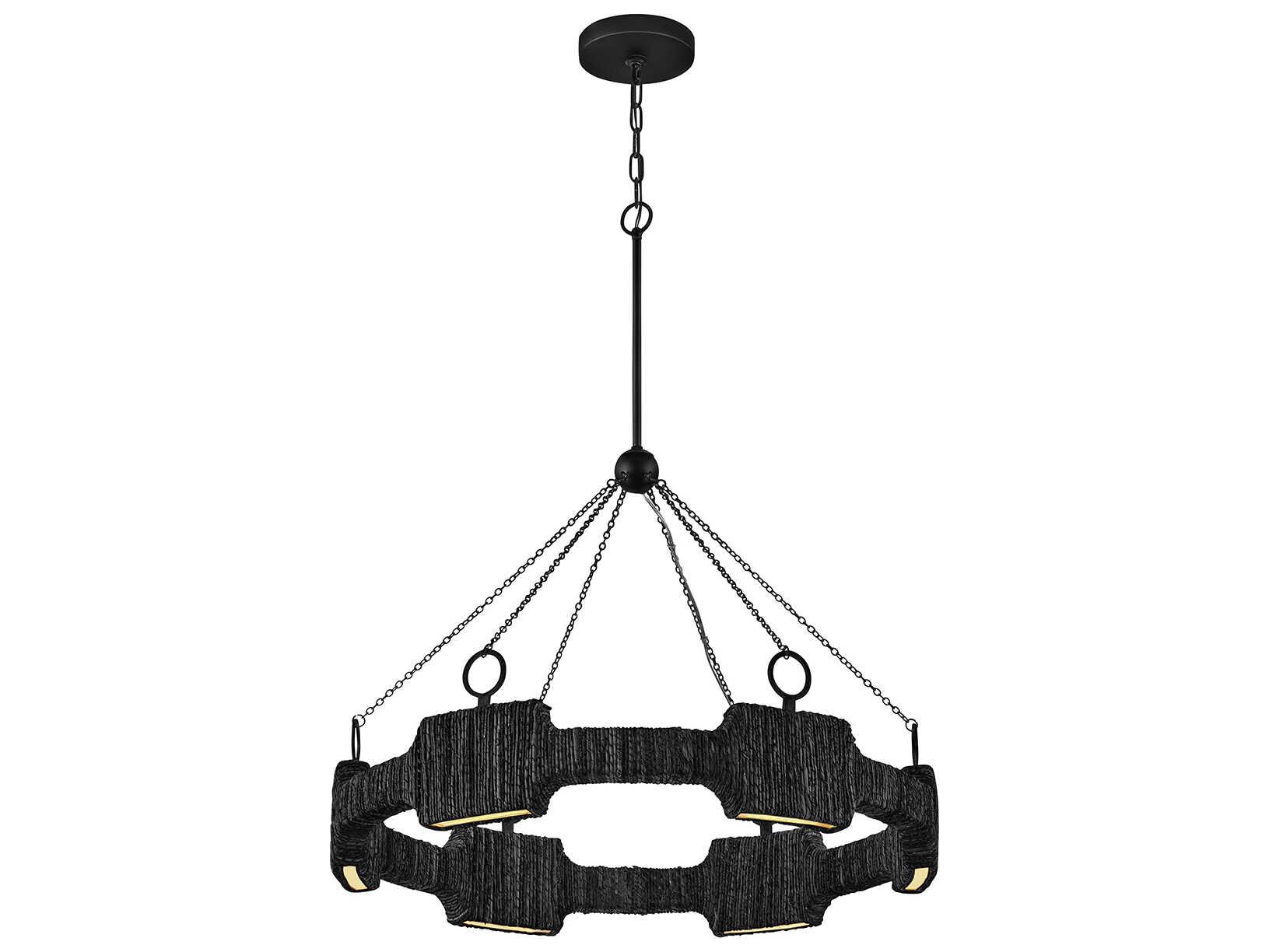 Hinkley Raffi Carbon Black Round Pendant