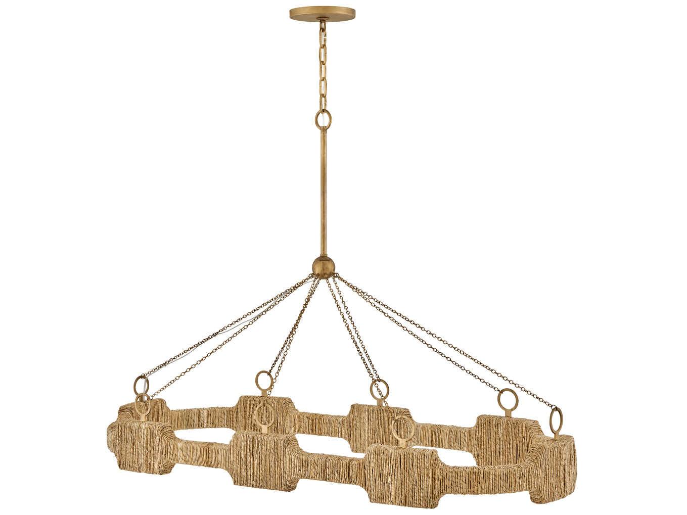Hinkley Raffi 1-Light Burnished Gold LED Island Pendant