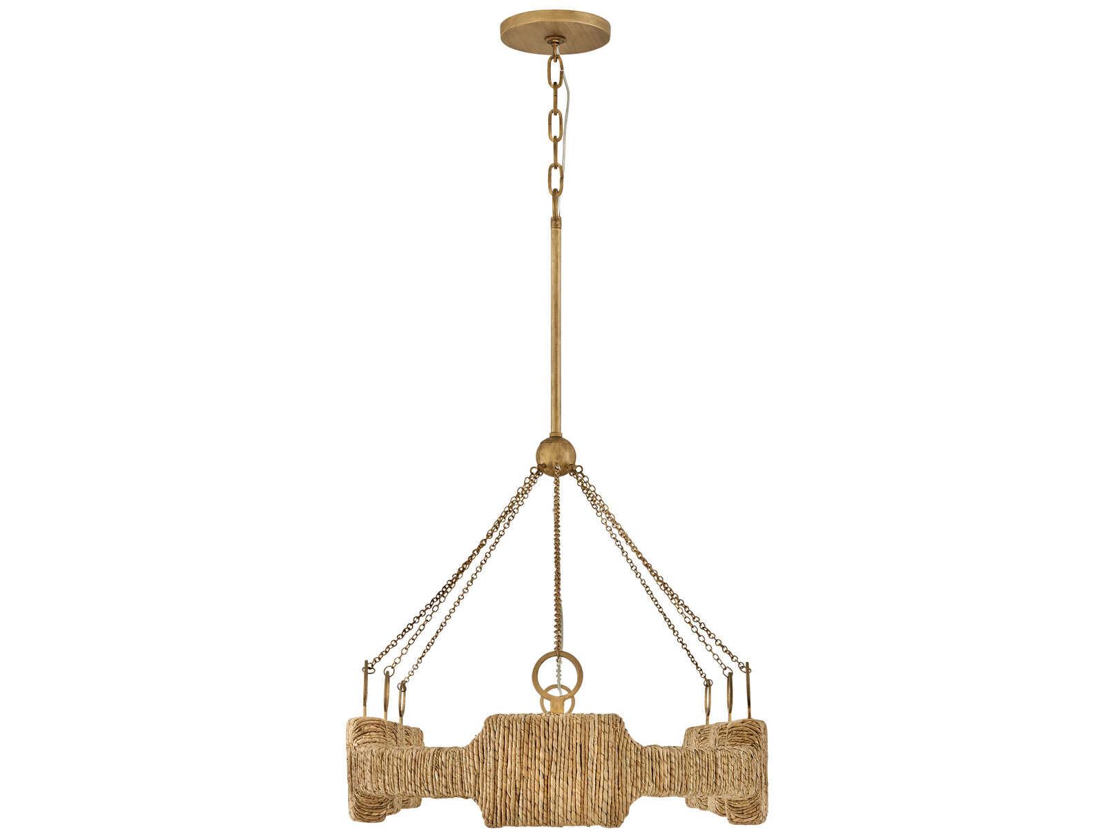 Hinkley Raffi 1-Light Burnished Gold LED Island Pendant