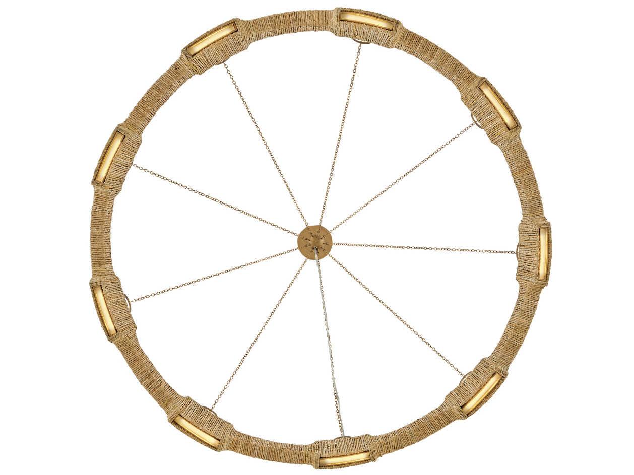 Hinkley Raffi 1-Light Burnished Gold LED Round Pendant