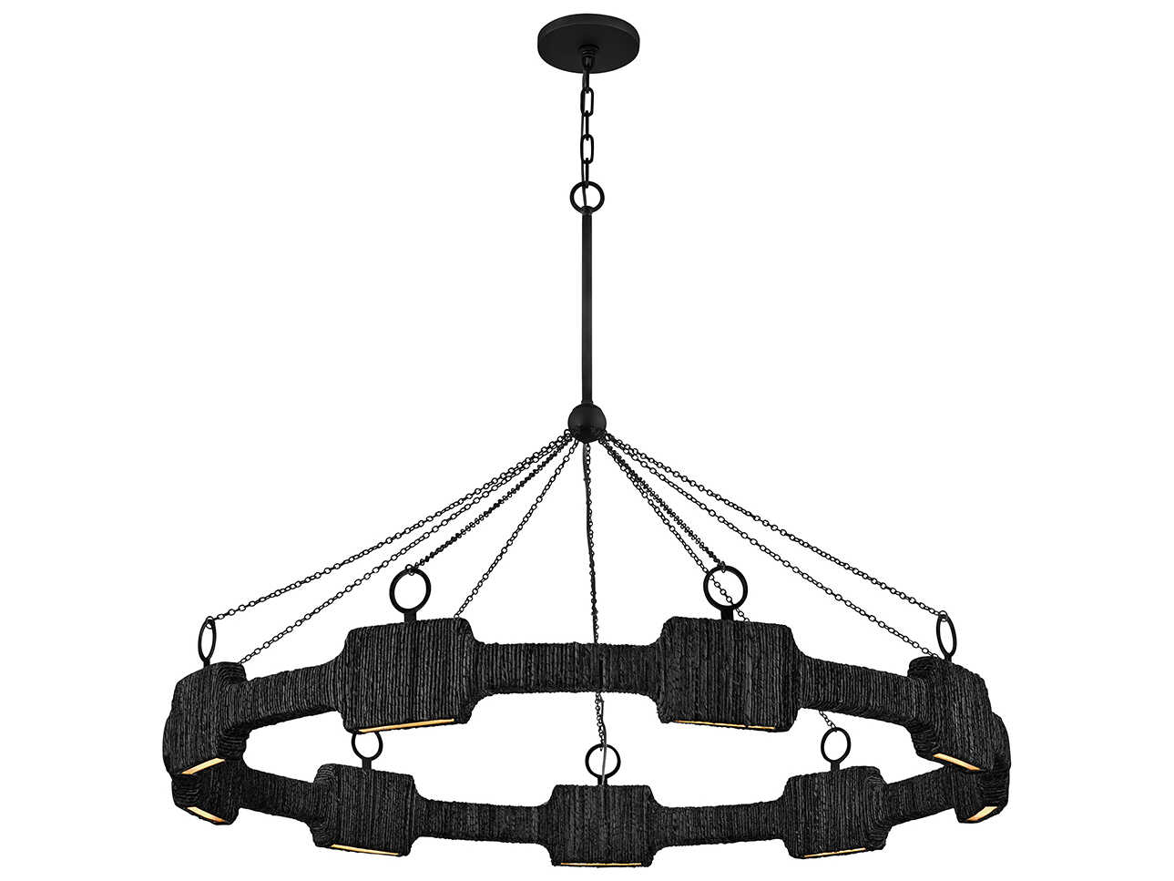 Hinkley Raffi Carbon Black Round Pendant