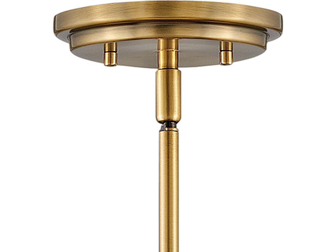 Hinkley Argo 1-Light Polished White Brass LED Bell Pendant