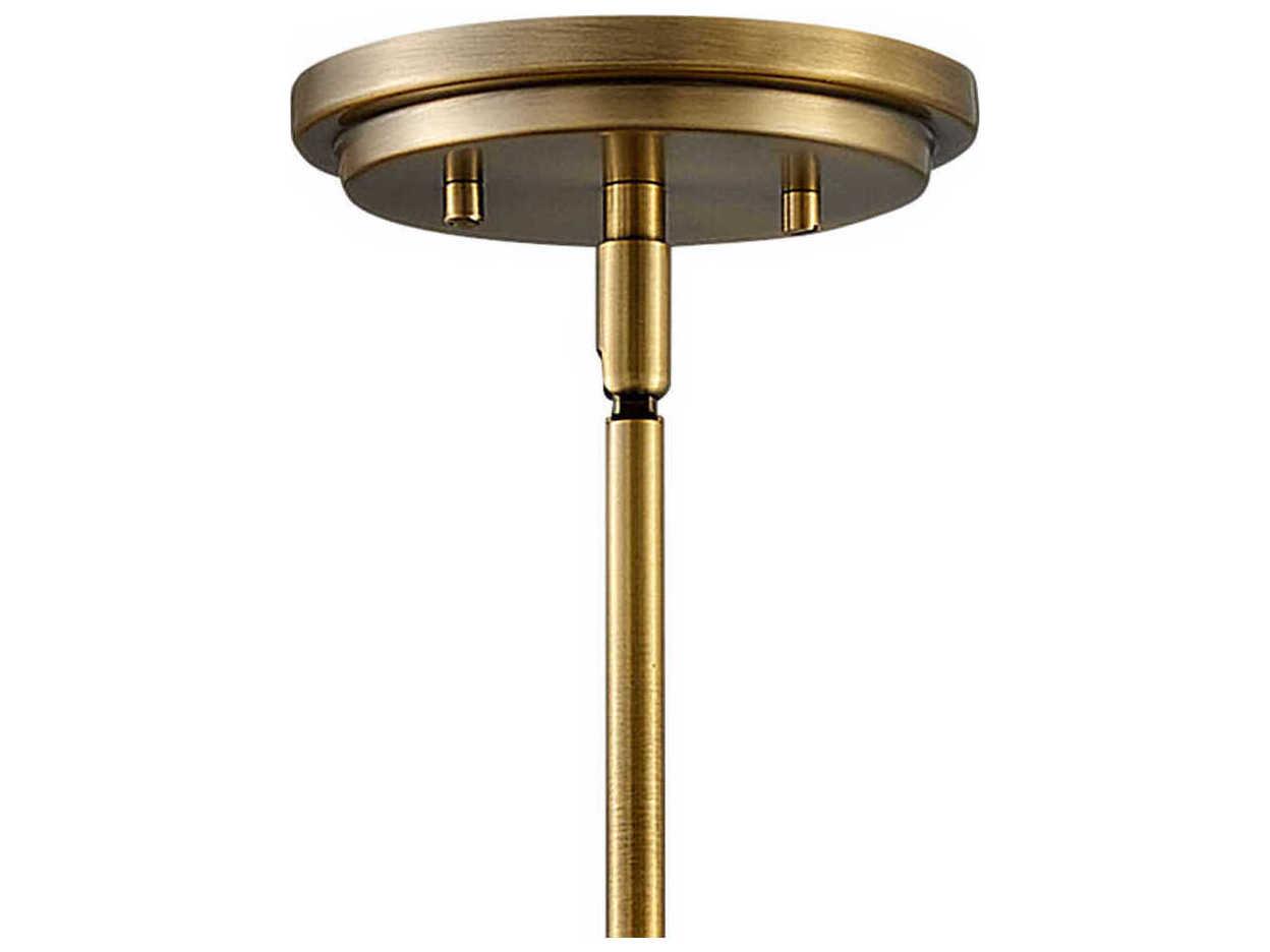 Hinkley Argo 1-Light Satin Black Brass LED Bell Pendant