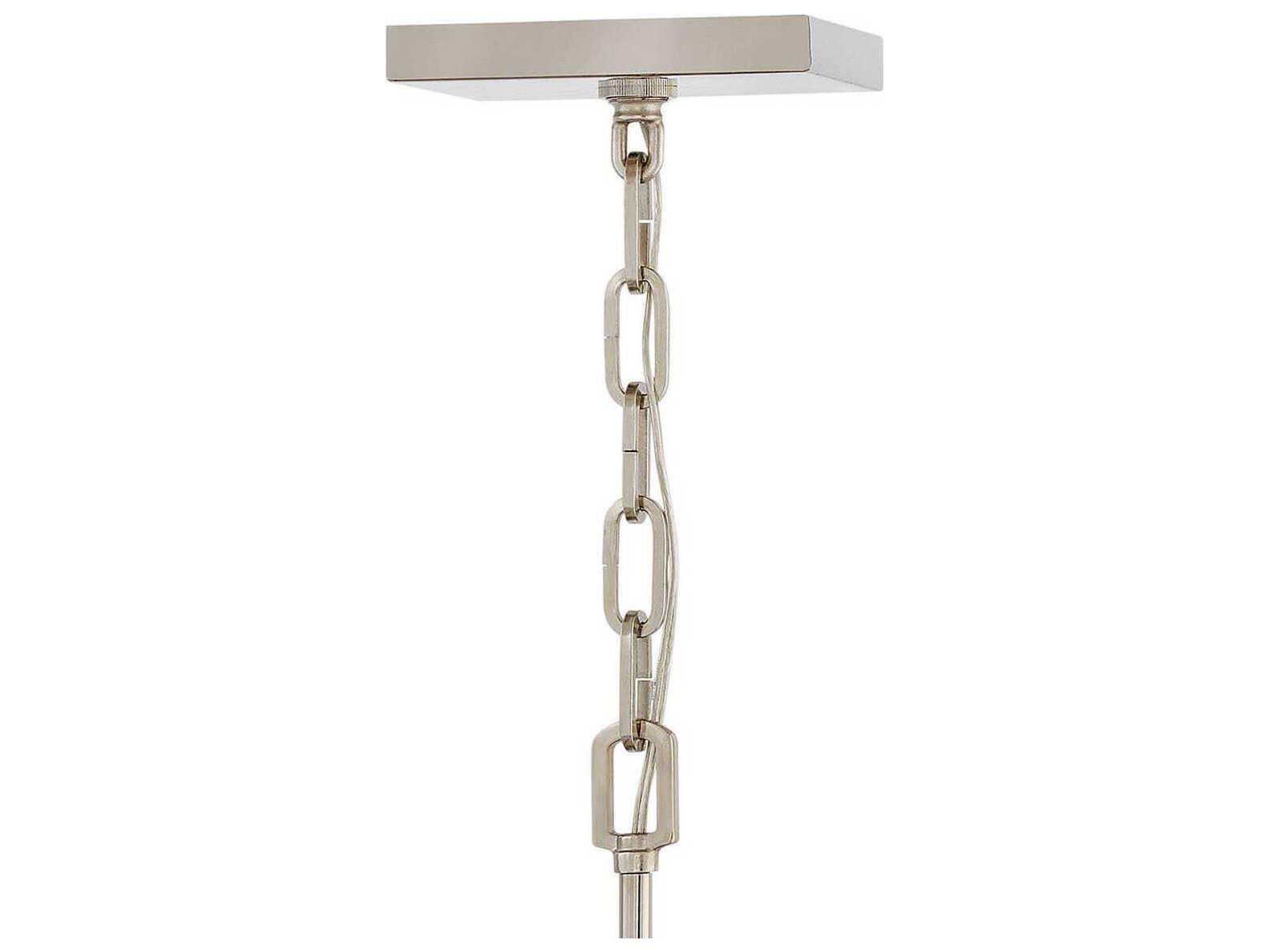 Hinkley Stinson 4-Light Black Crystal Geometric Pendant