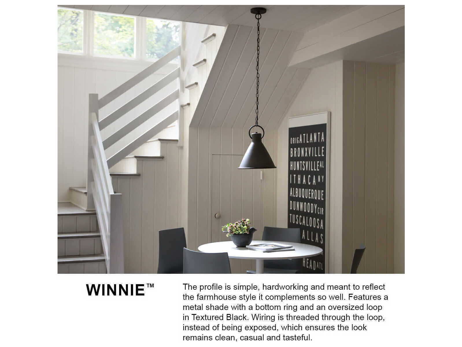 Hinkley Winnie 1-Light Polished White Bell Pendant