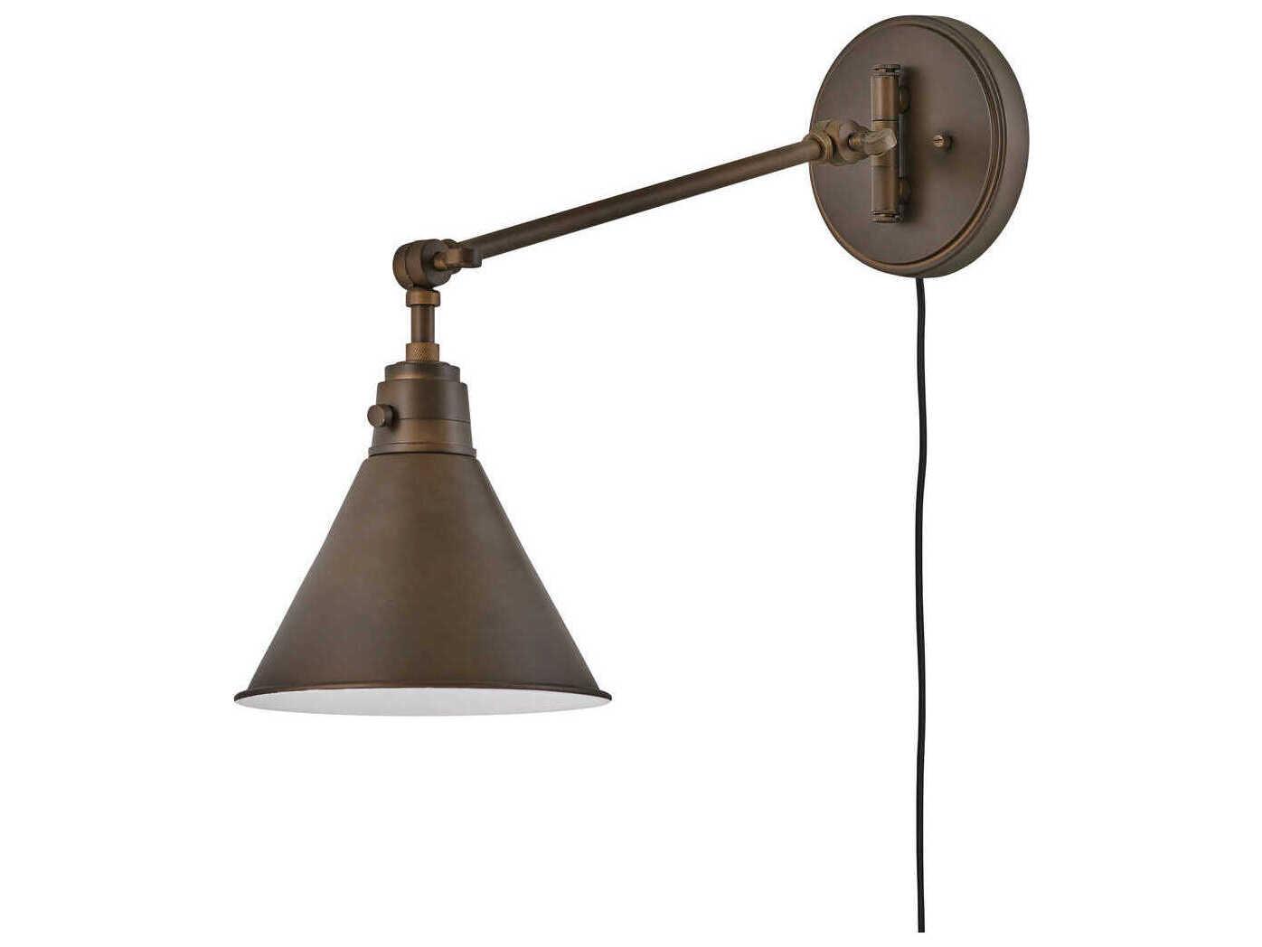 Hinkley Arti 1-Light Swing Arm Light with 19" Extension