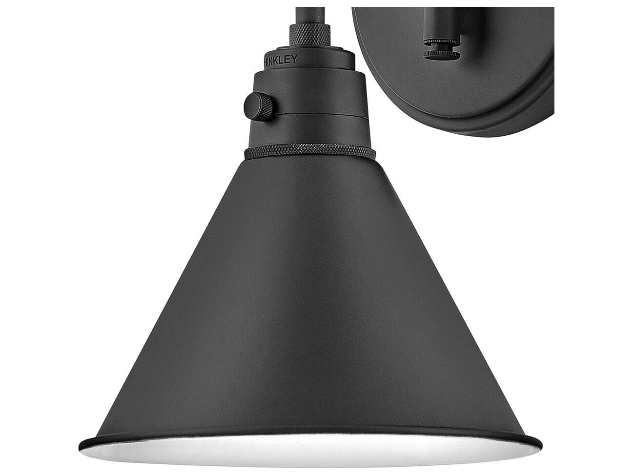 Hinkley Arti 1-Light Black Wall Sconce