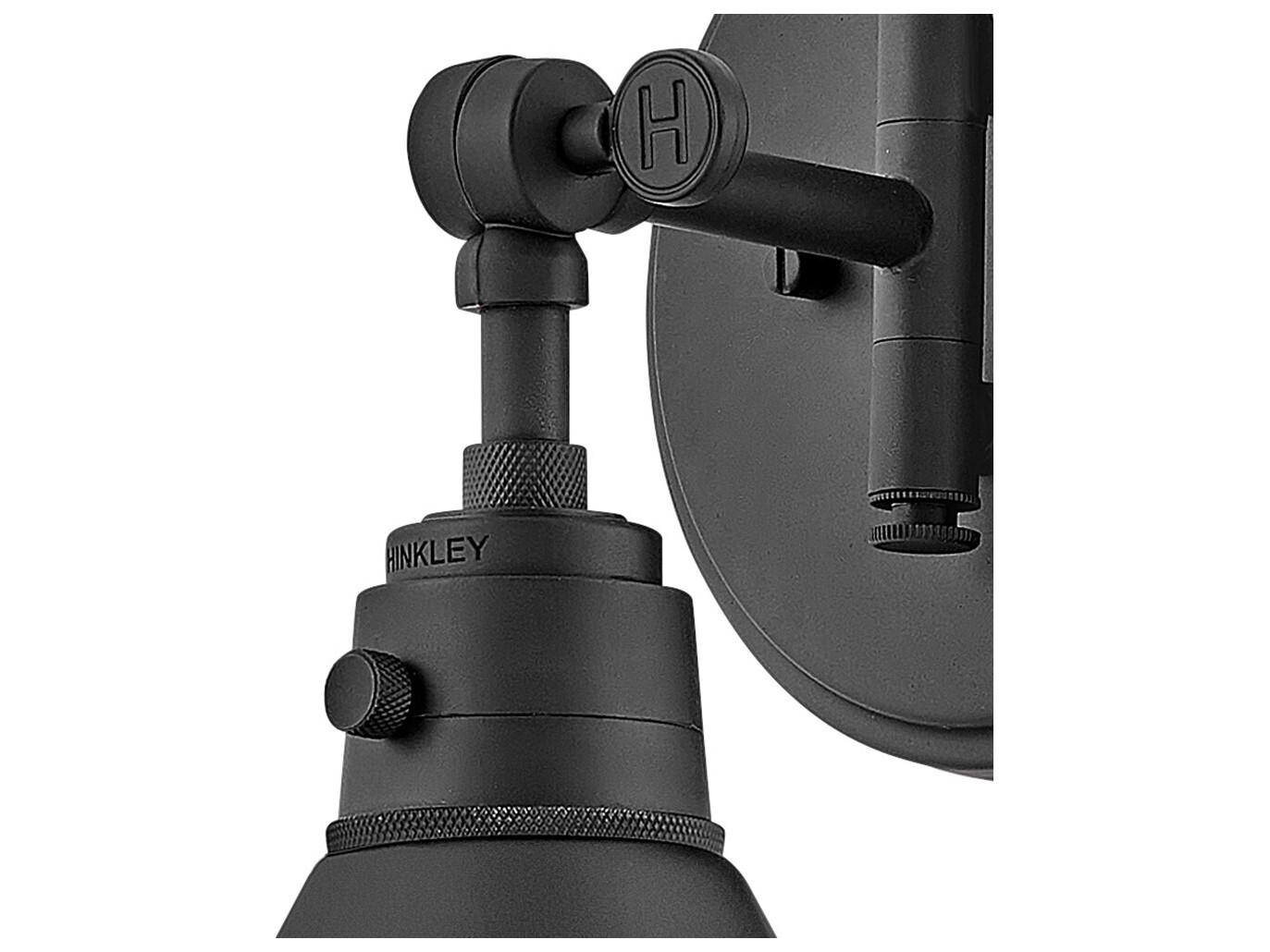 Hinkley Arti 1-Light Black Wall Sconce