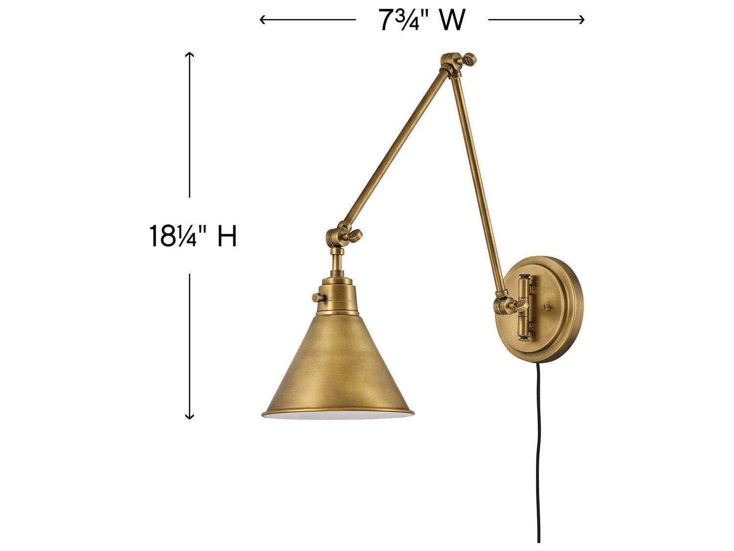 Hinkley Arti 1 Swing Arm Light