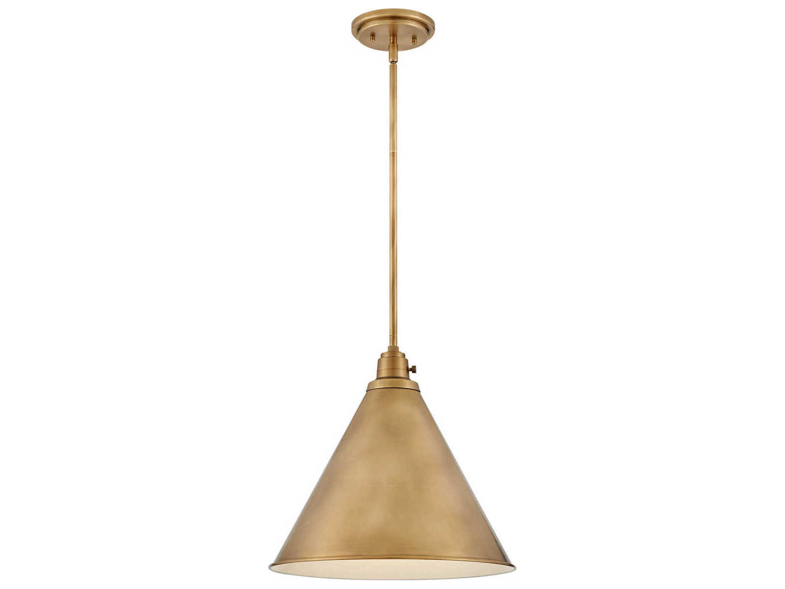 Hinkley Arti 1-Light Heritage Brass Pendant