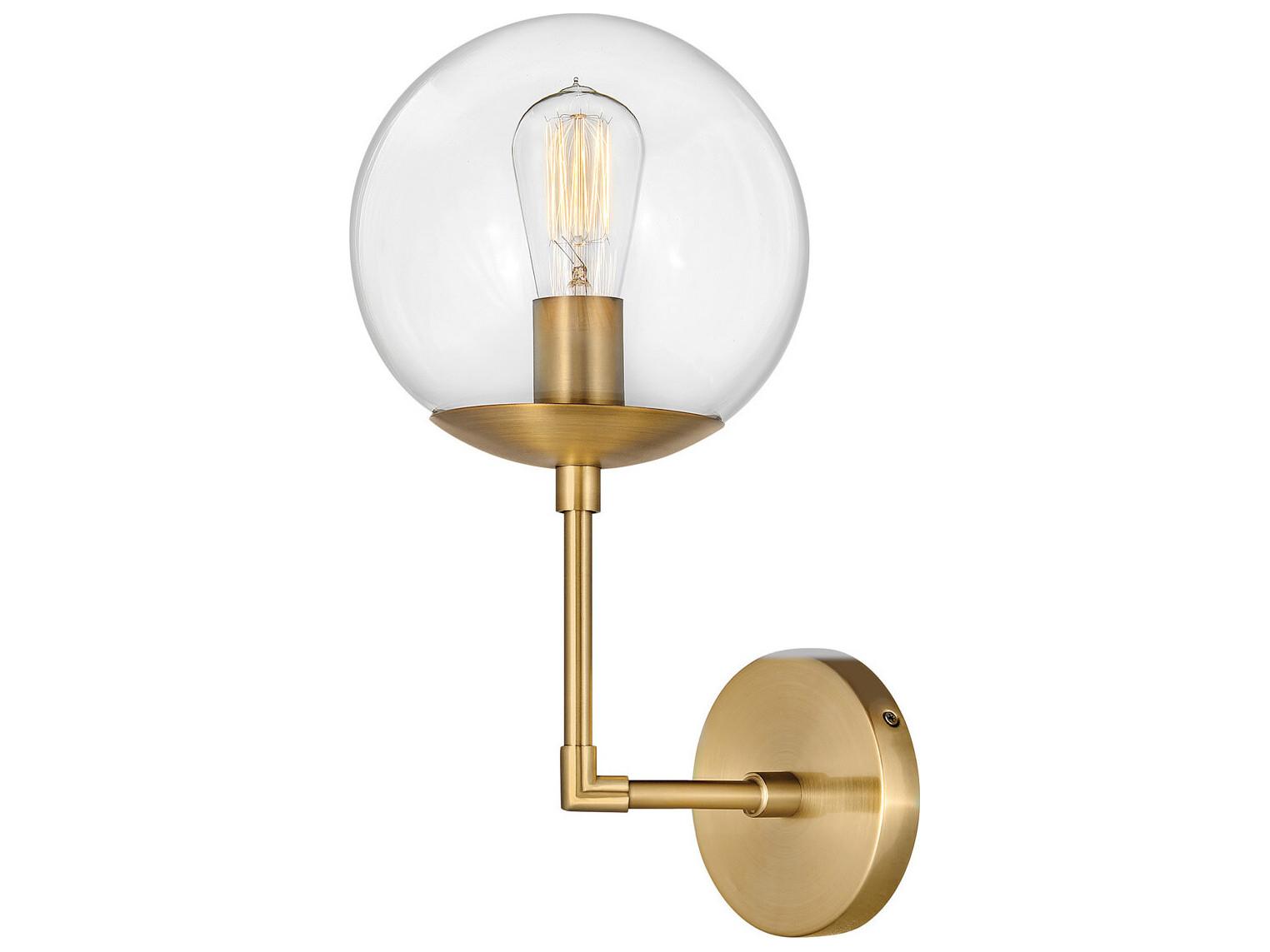 Hinkley Warby 1-Light Heritage Brass Wall Sconce