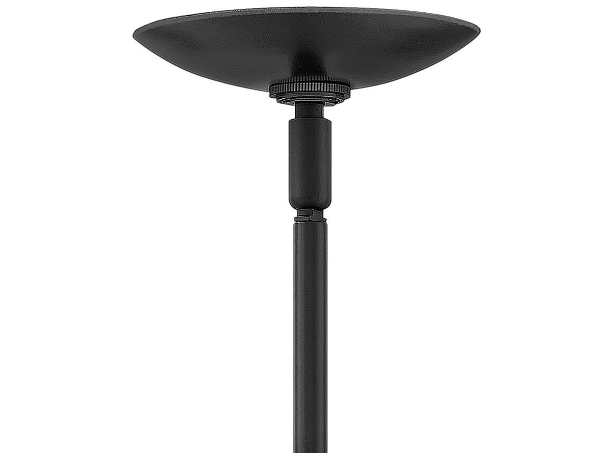 Hinkley Warby 1-Light Black Glass Globe Mini Pendant