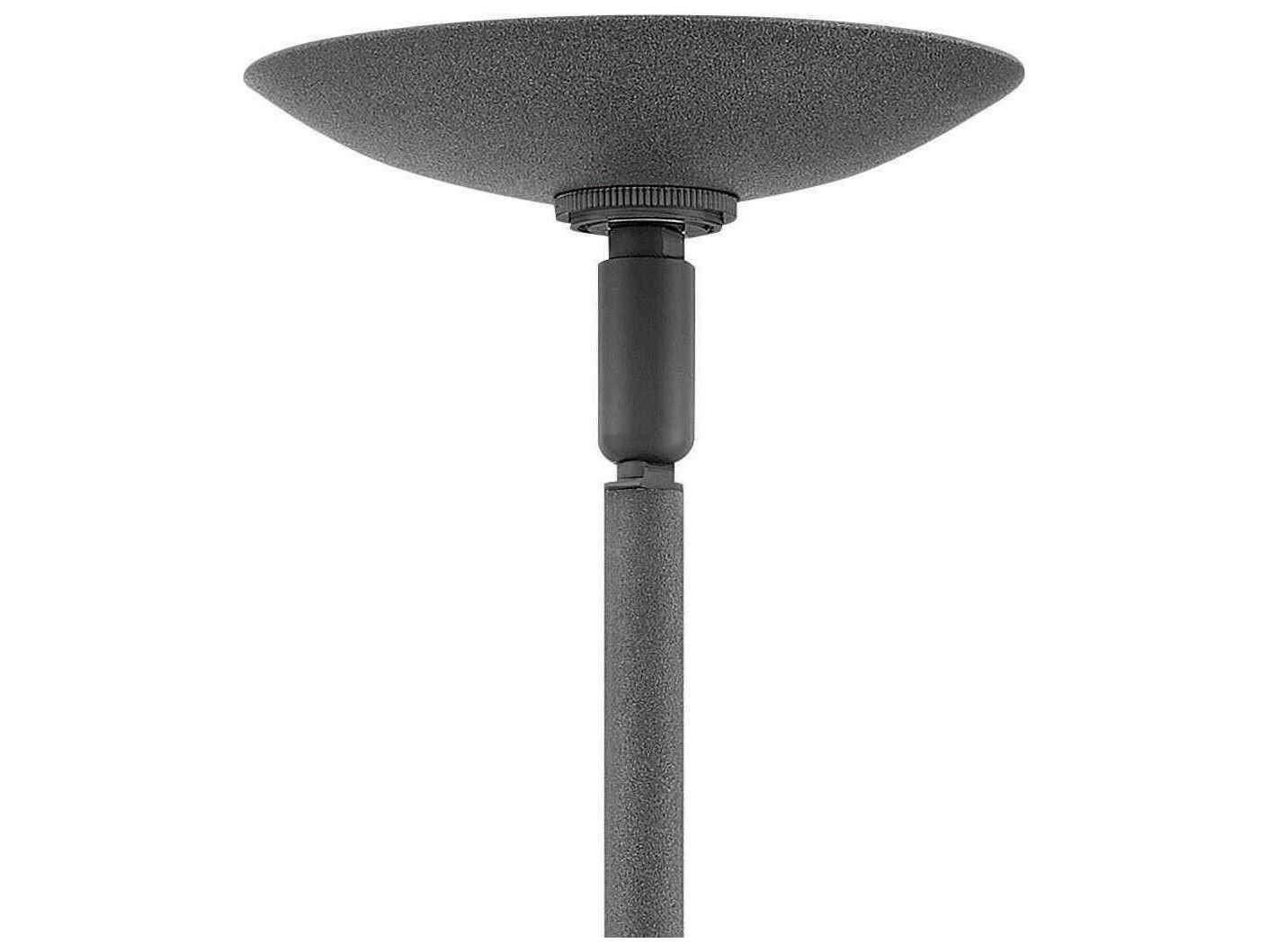 Hinkley Warby 1-Light Aged Zinc Gray Glass Globe Mini Pendant