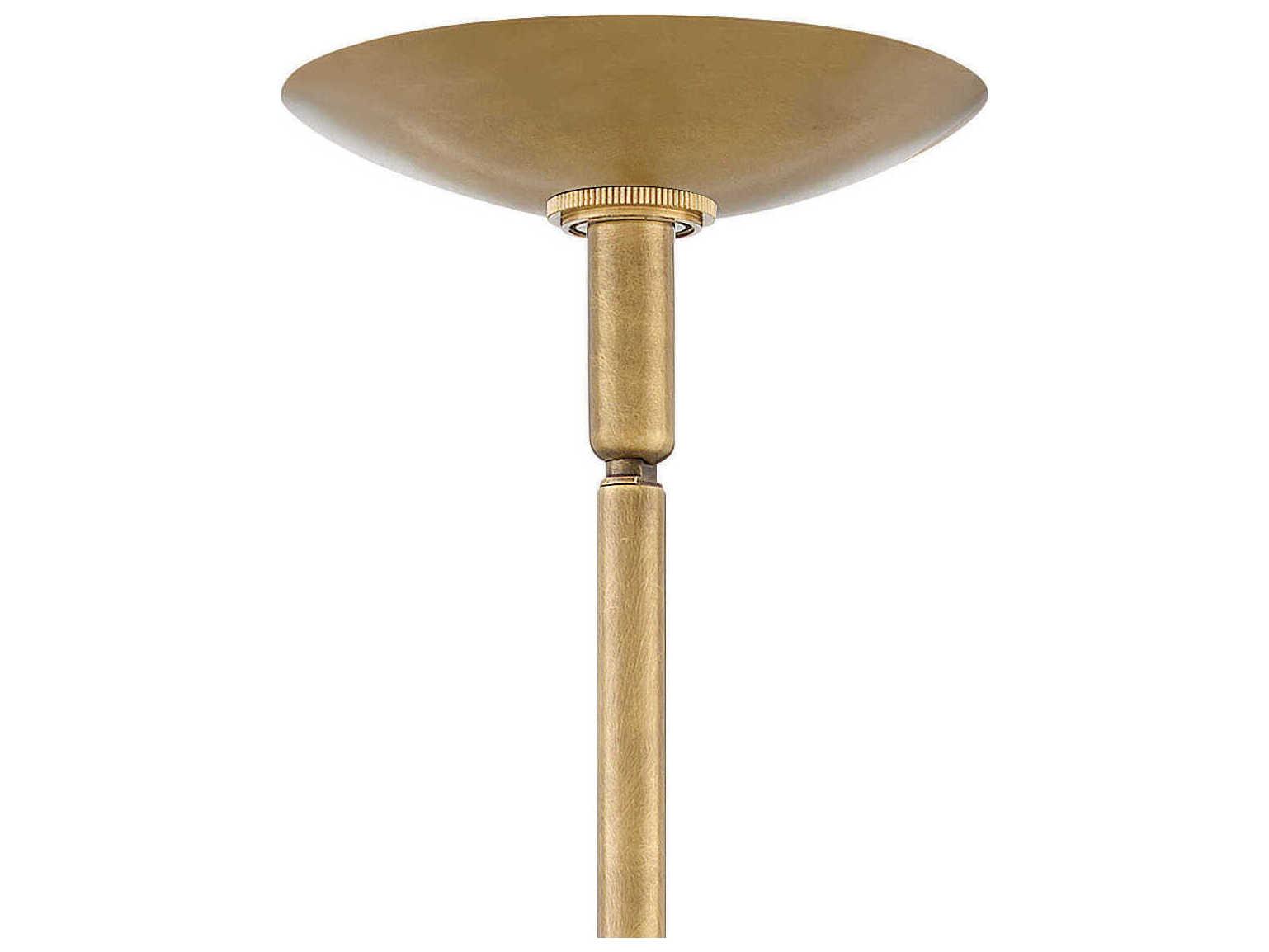 Hinkley Warby 1-Light Heritage Brass Glass Globe Mini Pendant