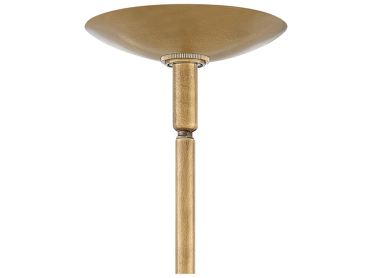 Hinkley Warby 1-Light Heritage Brass Glass Globe Mini Pendant