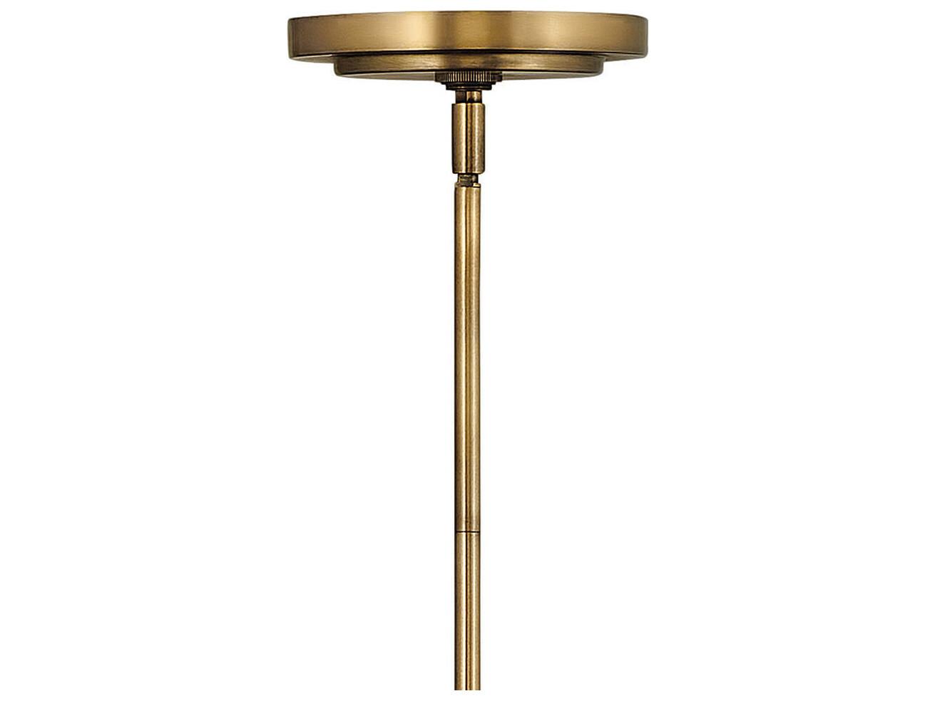 Hinkley Reeve 12-Light Heritage Brass Cylinder Chandelier