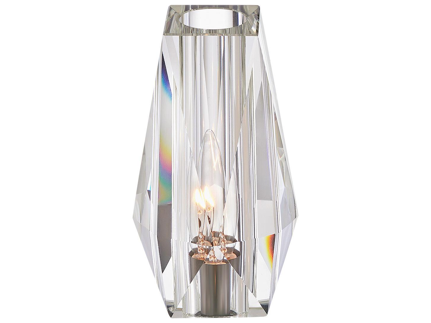 Hinkley Ana 1-Light Black Oxide Crystal Wall Sconce