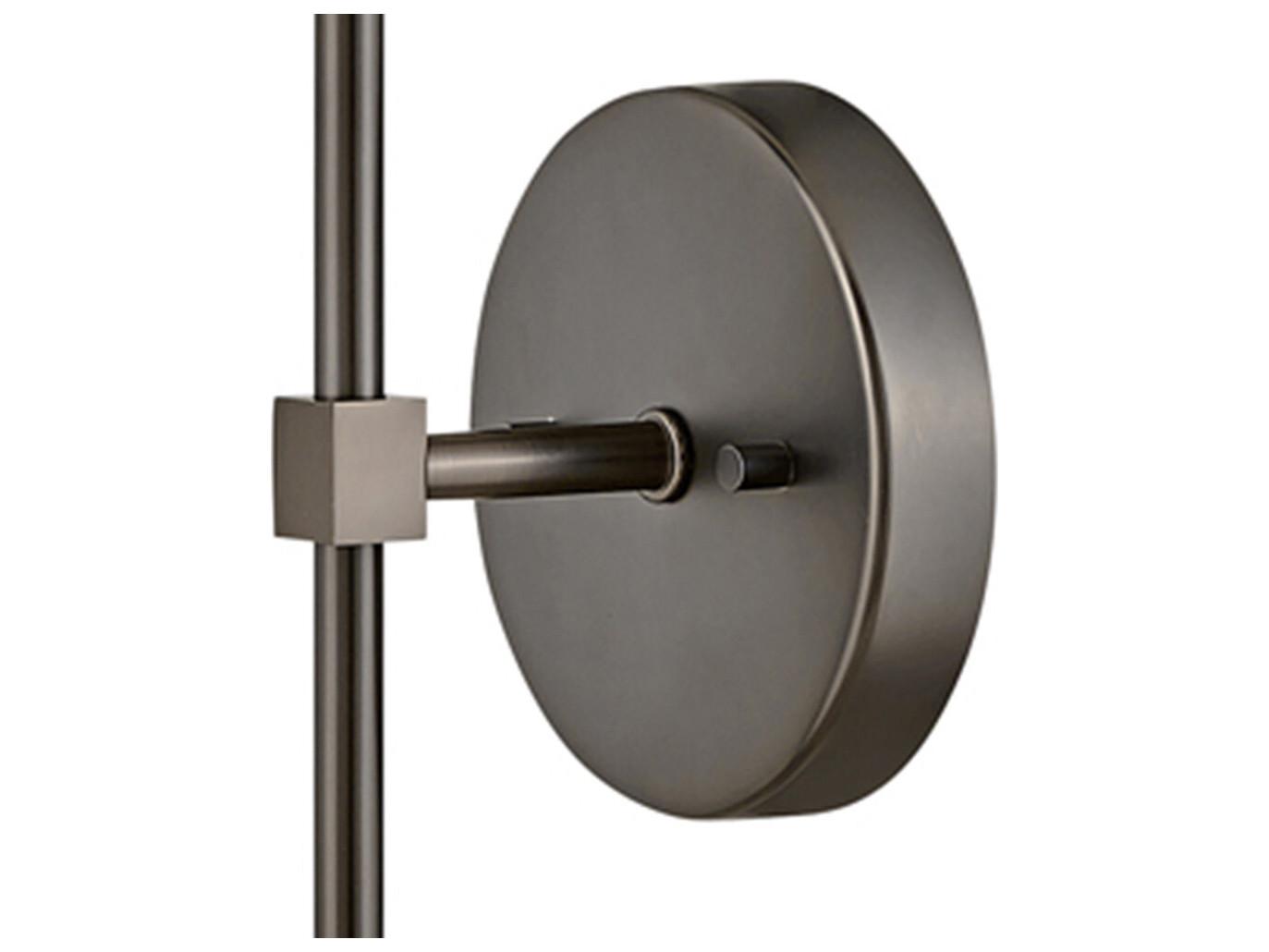 Hinkley Ana 1-Light Black Oxide Crystal Wall Sconce