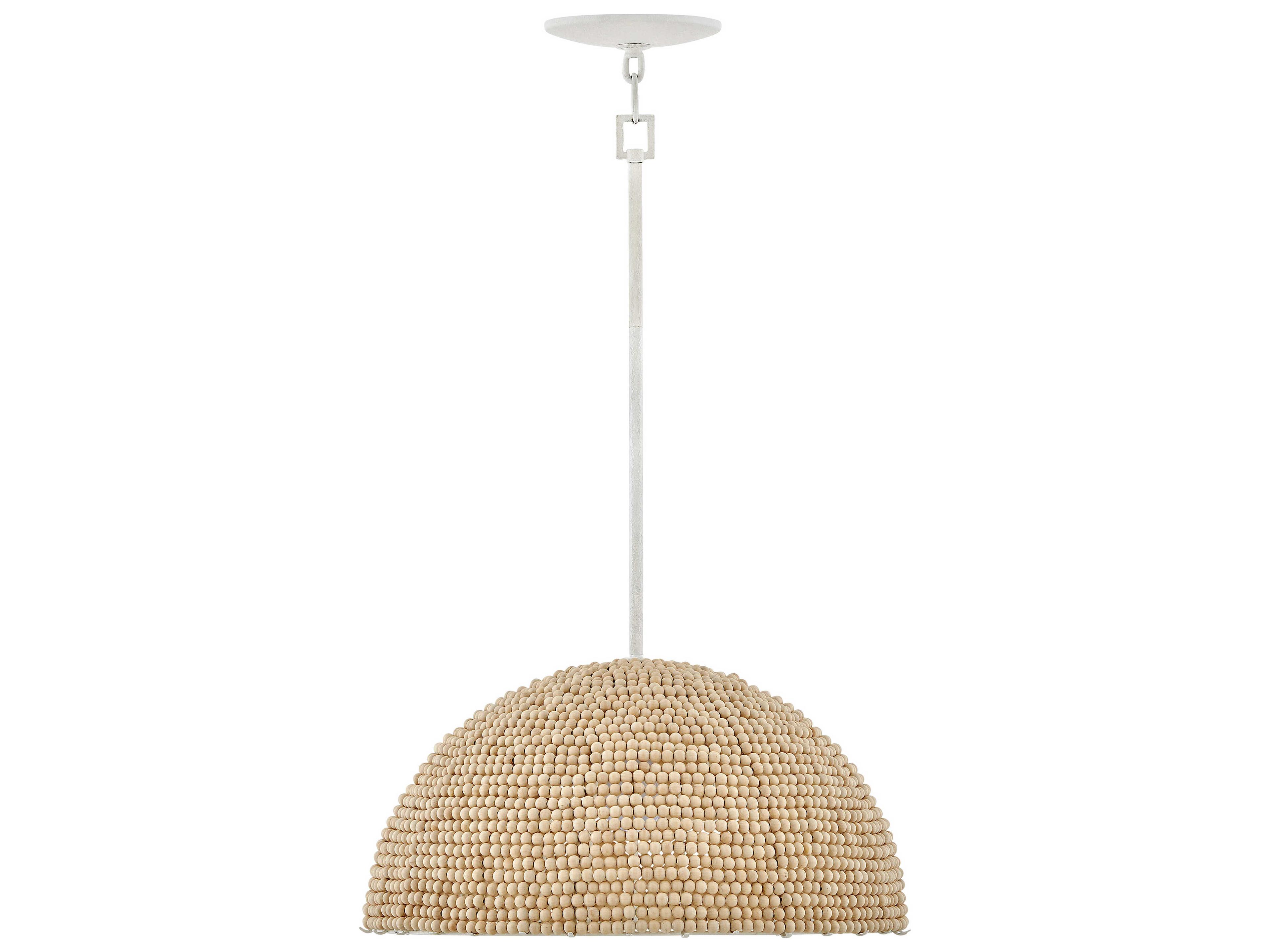 Hinkley Dalia 1-Light Textured Plaster Brown Dome Pendant
