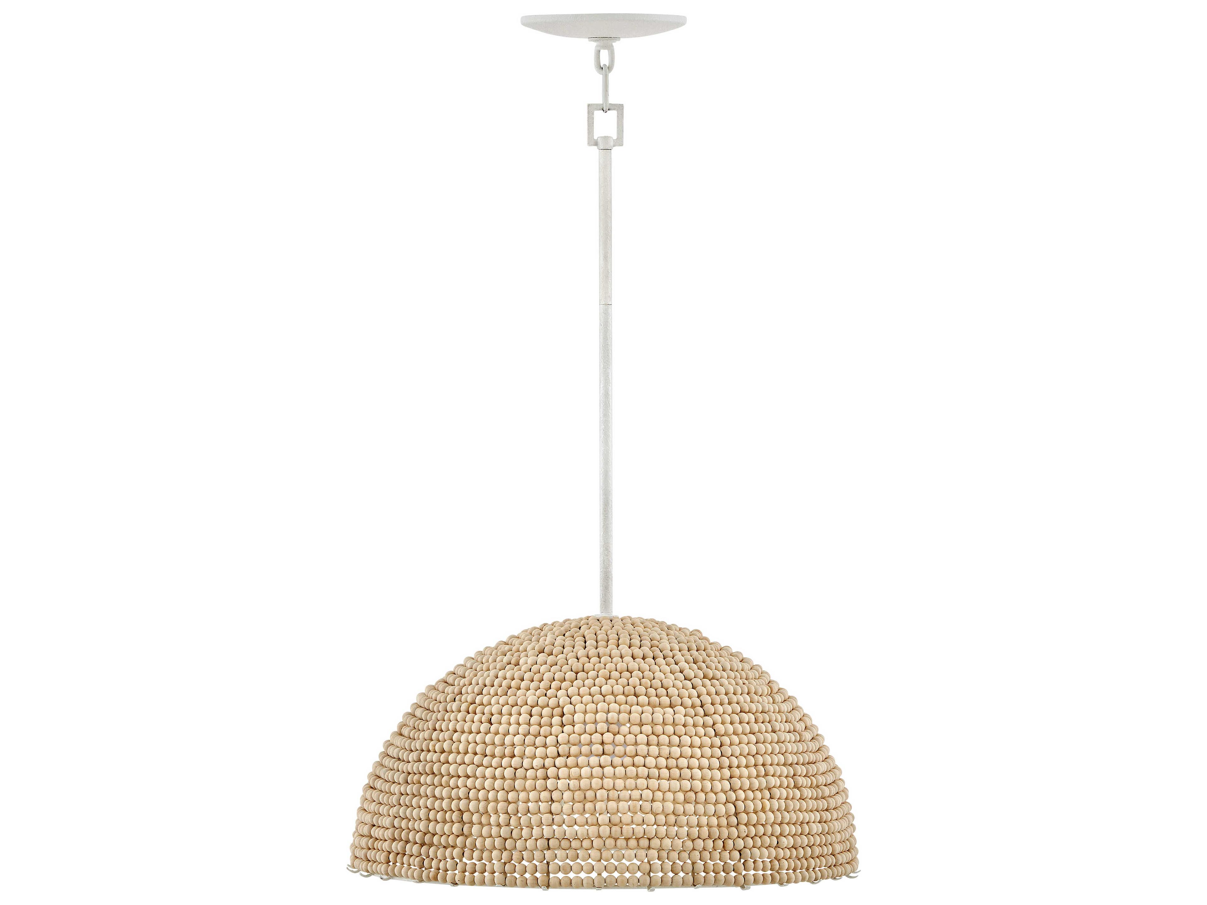 Hinkley Dalia 1-Light Textured Plaster Brown Dome Pendant