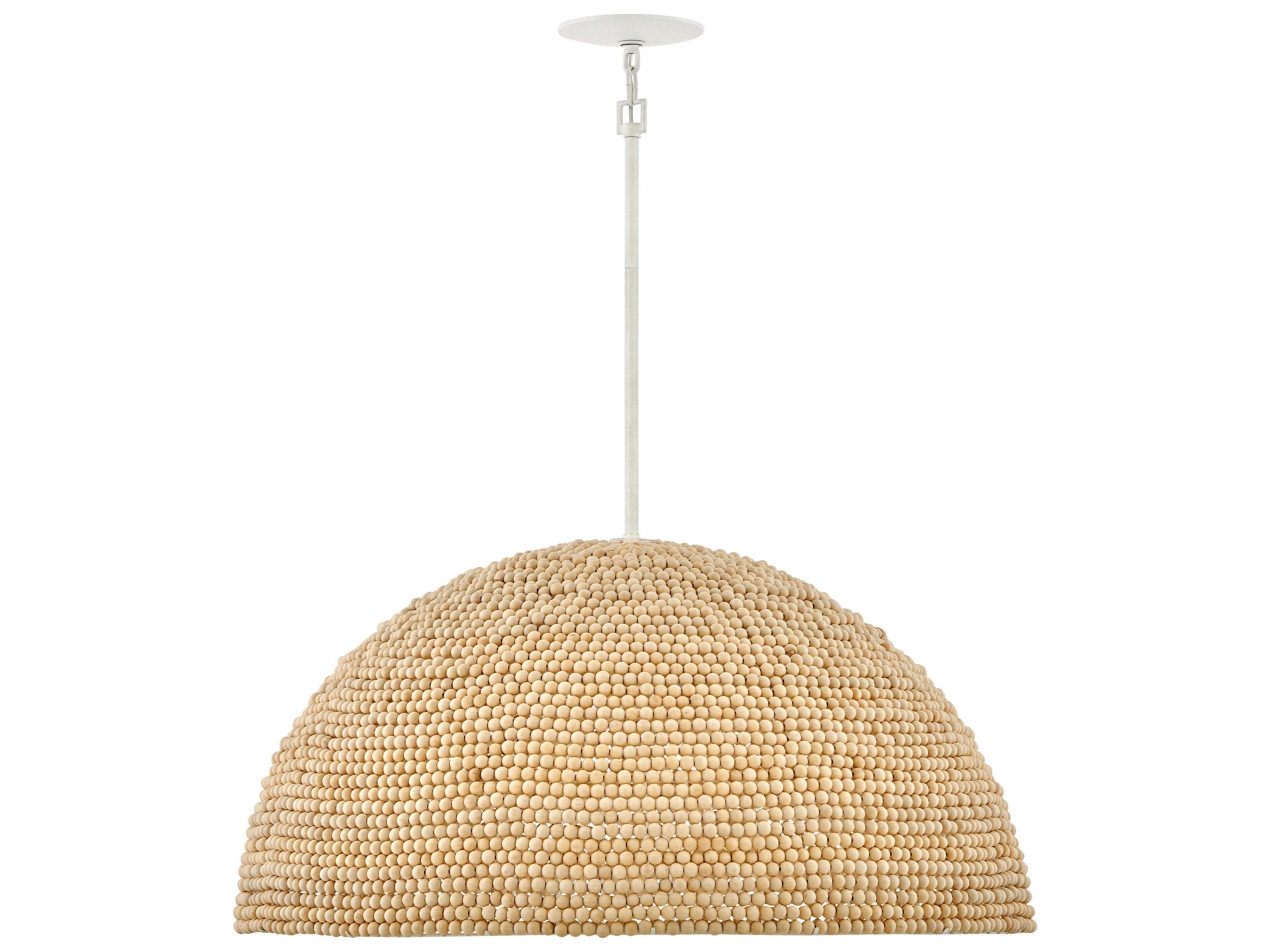 Hinkley Dalia 3-Light Textured Plaster Brown Dome Pendant
