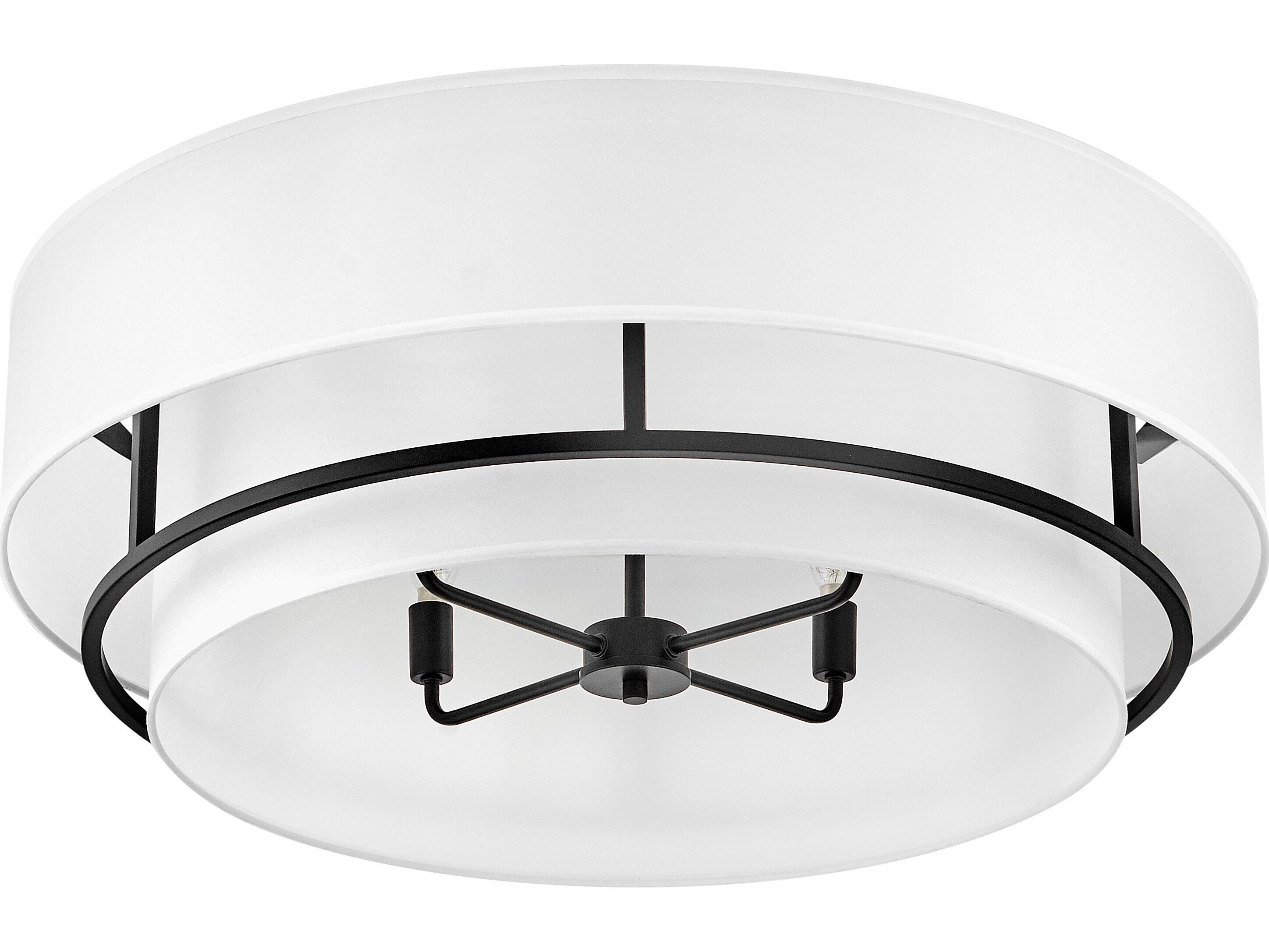 Hinkley Graham 4-Light Black LED Tiered Semi Flush Mount