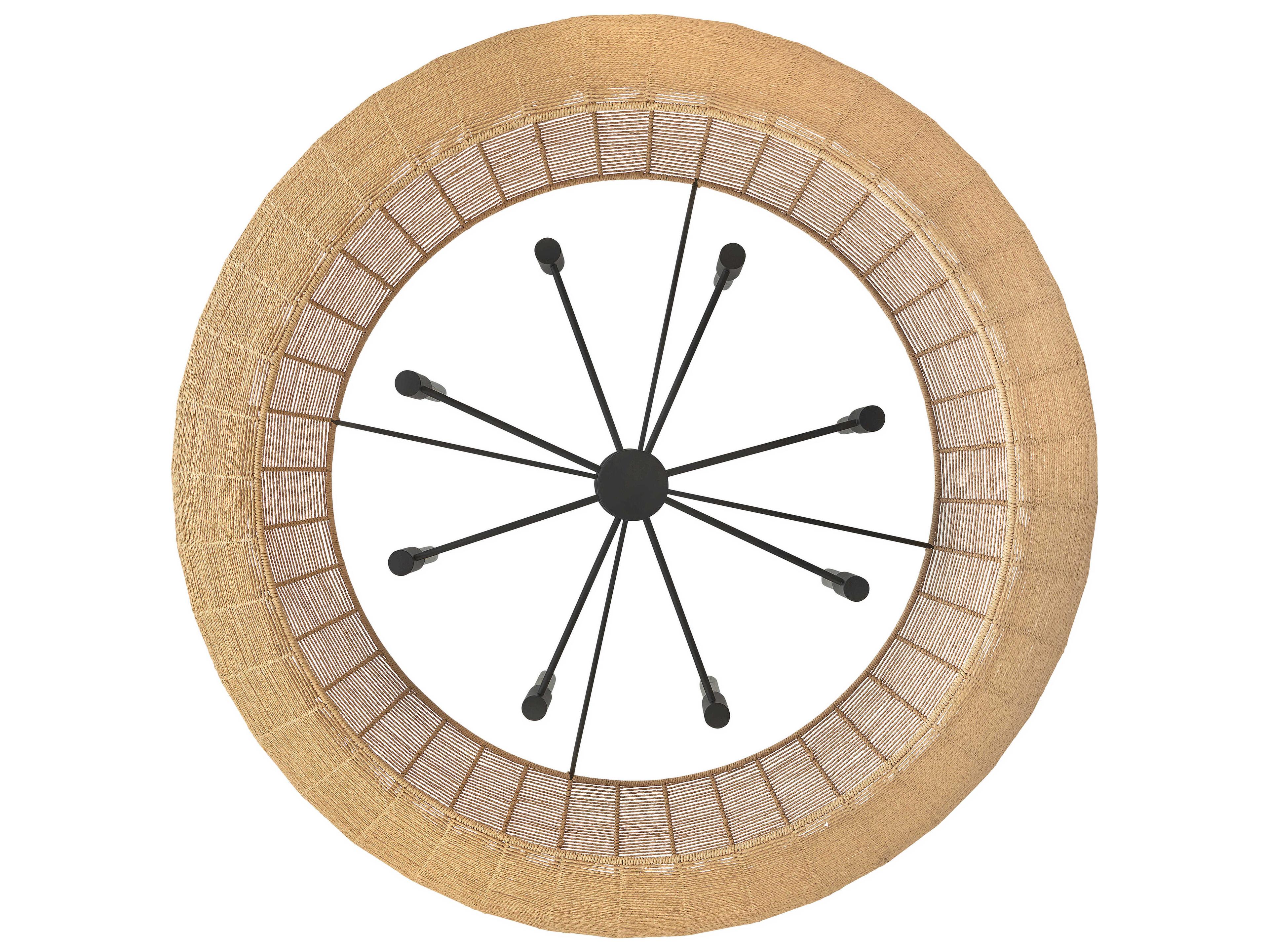 Hinkley Luca 8-Light Black Brown Chandelier