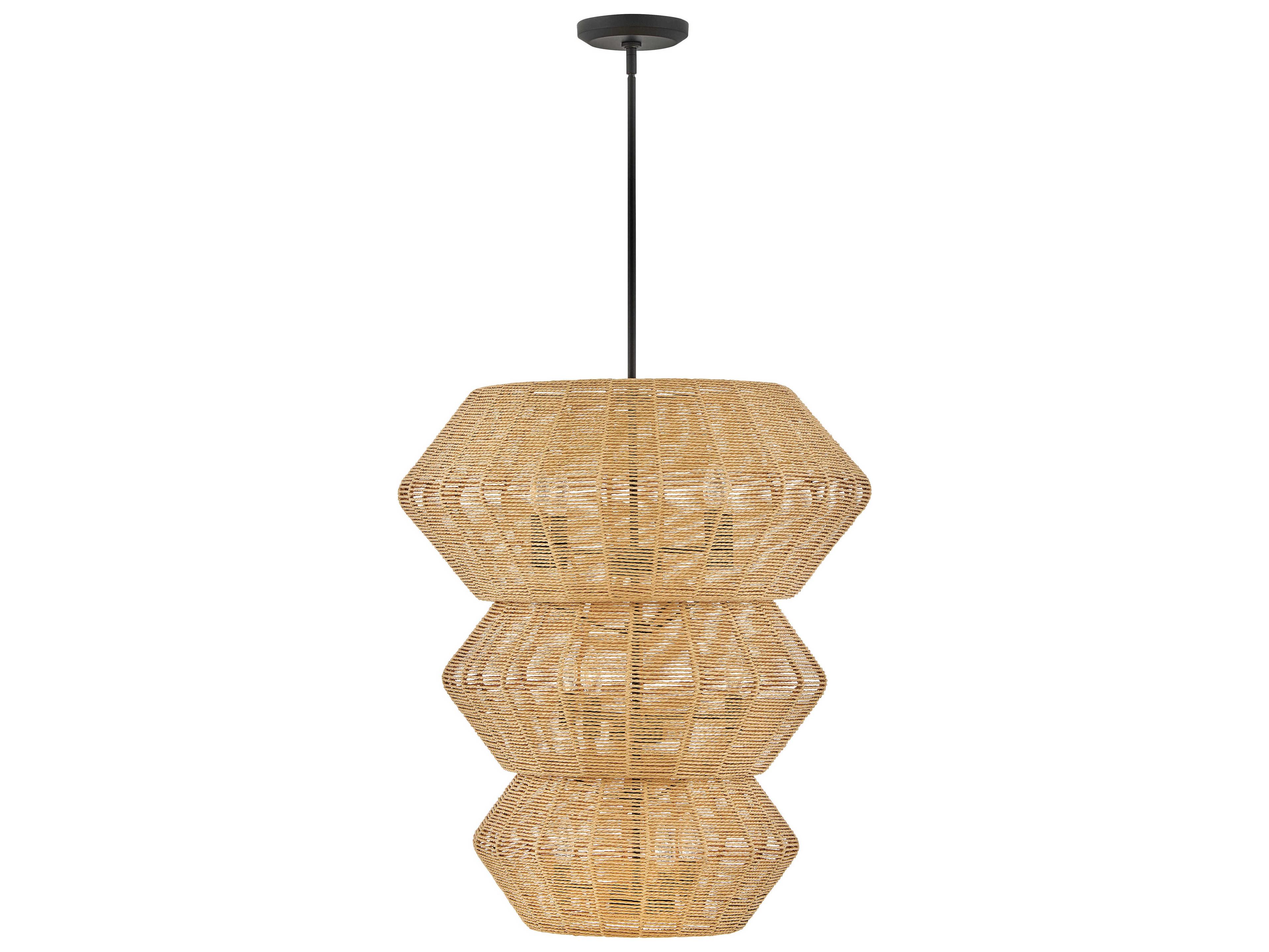 Hinkley Luca 10-Light Black Brown Candelabra Chandelier