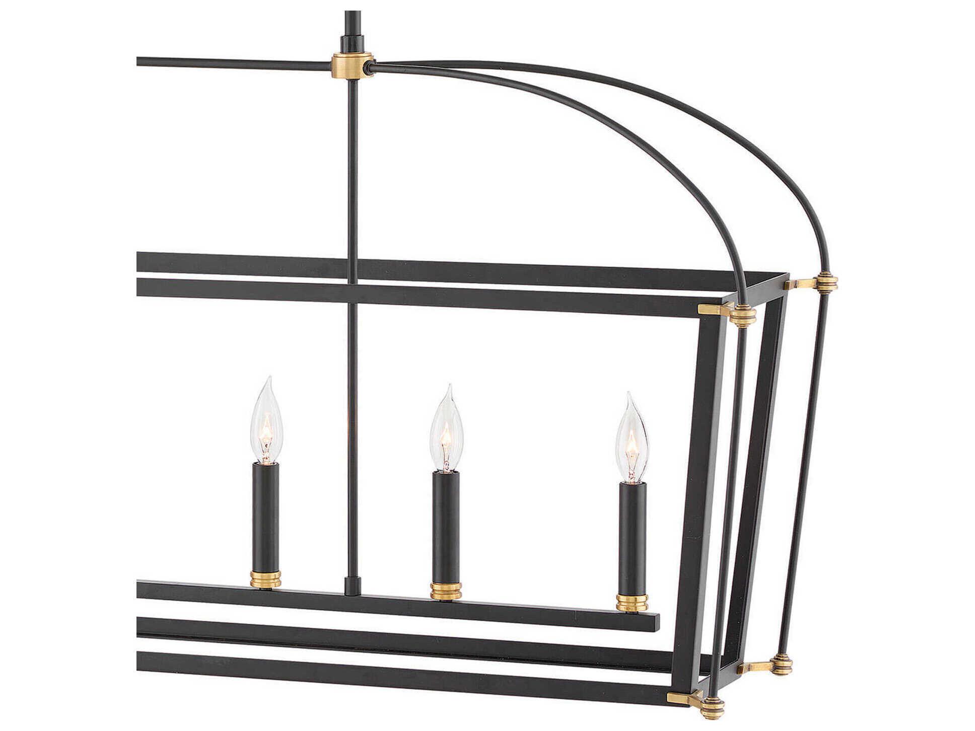 Hinkley Selby 6-Light Black Island Pendant