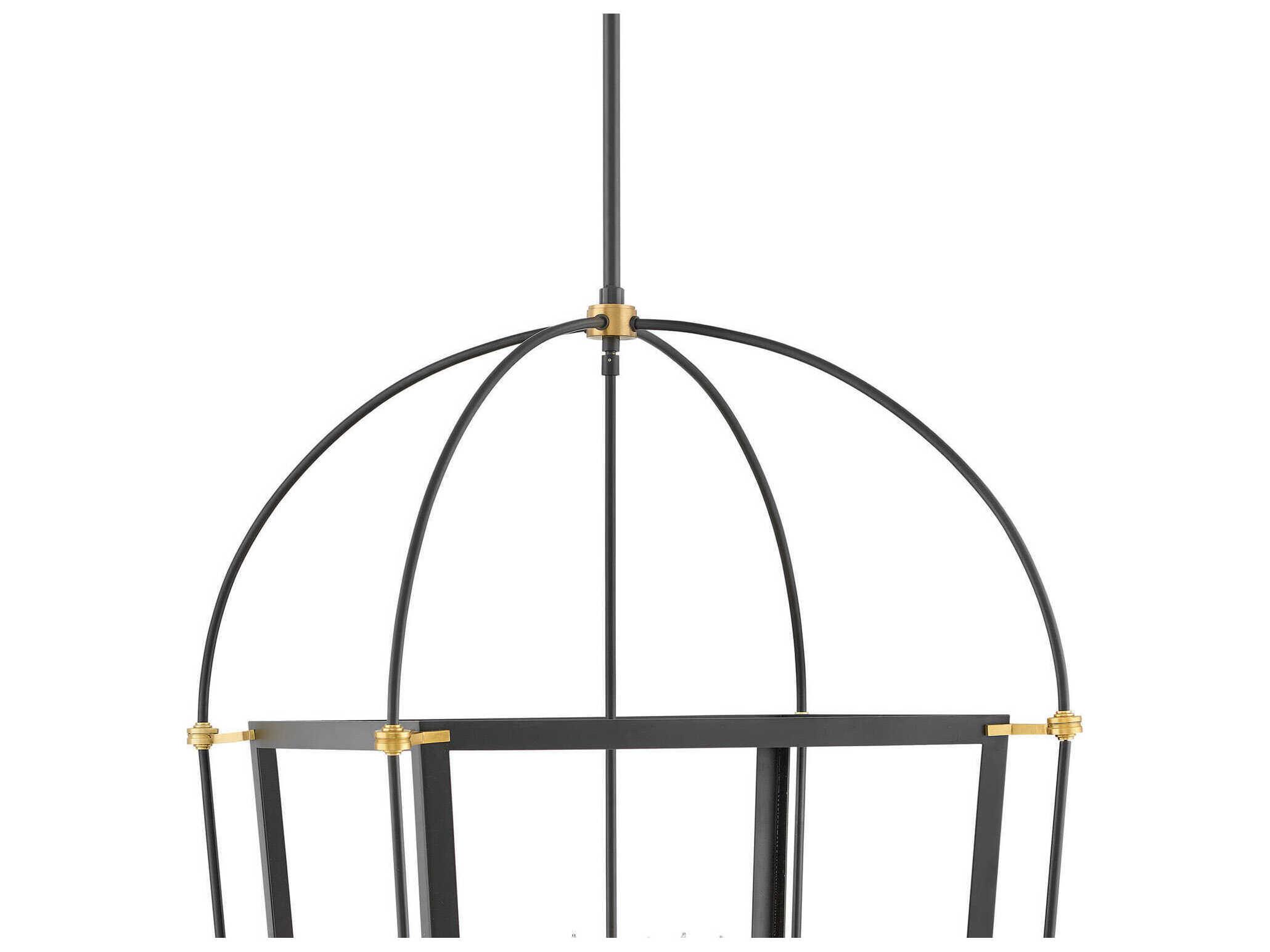 Hinkley Selby 6-Light Black Bronze Candelabra Chandelier