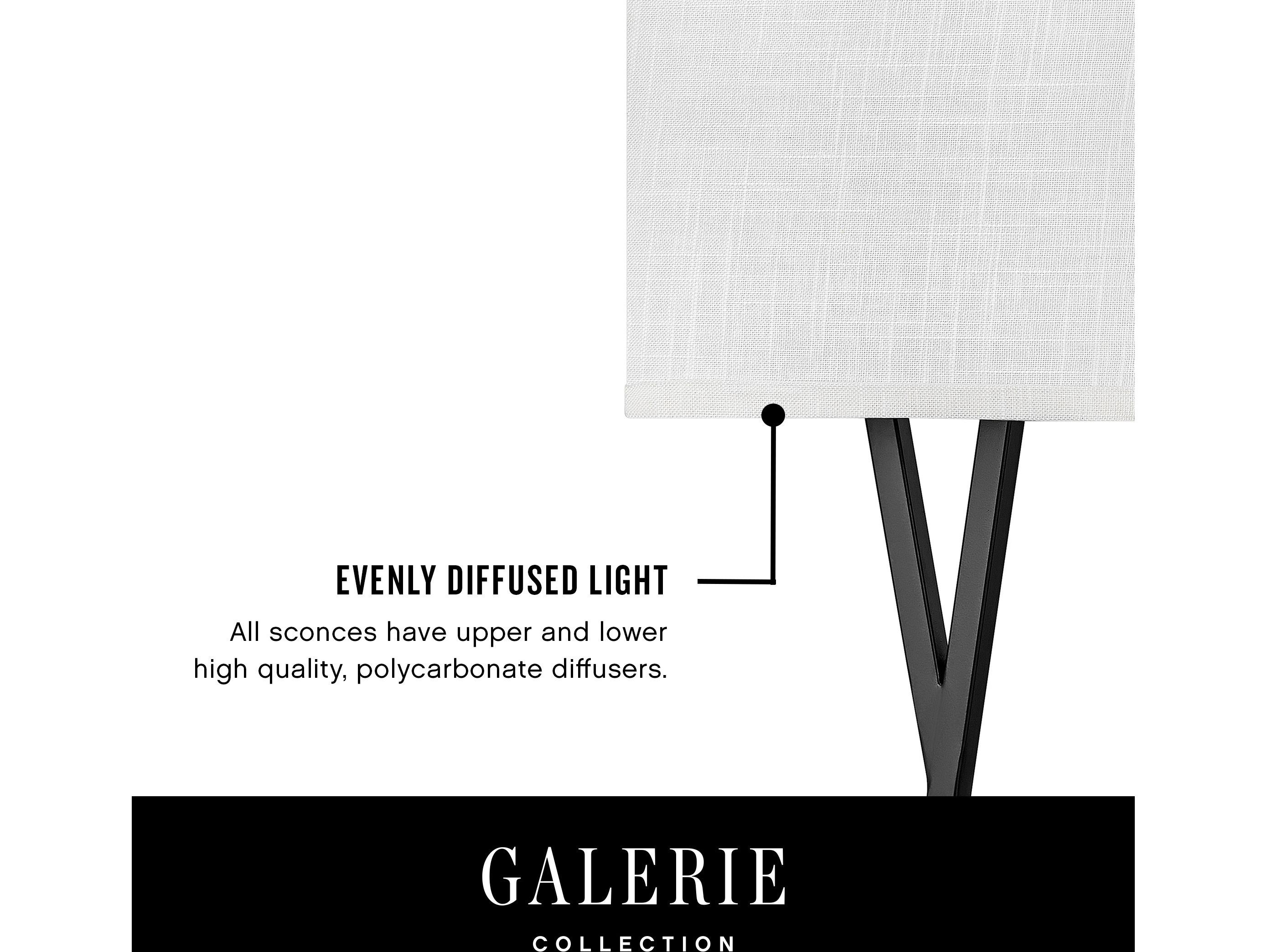 Hinkley Axis Black Wall Sconce