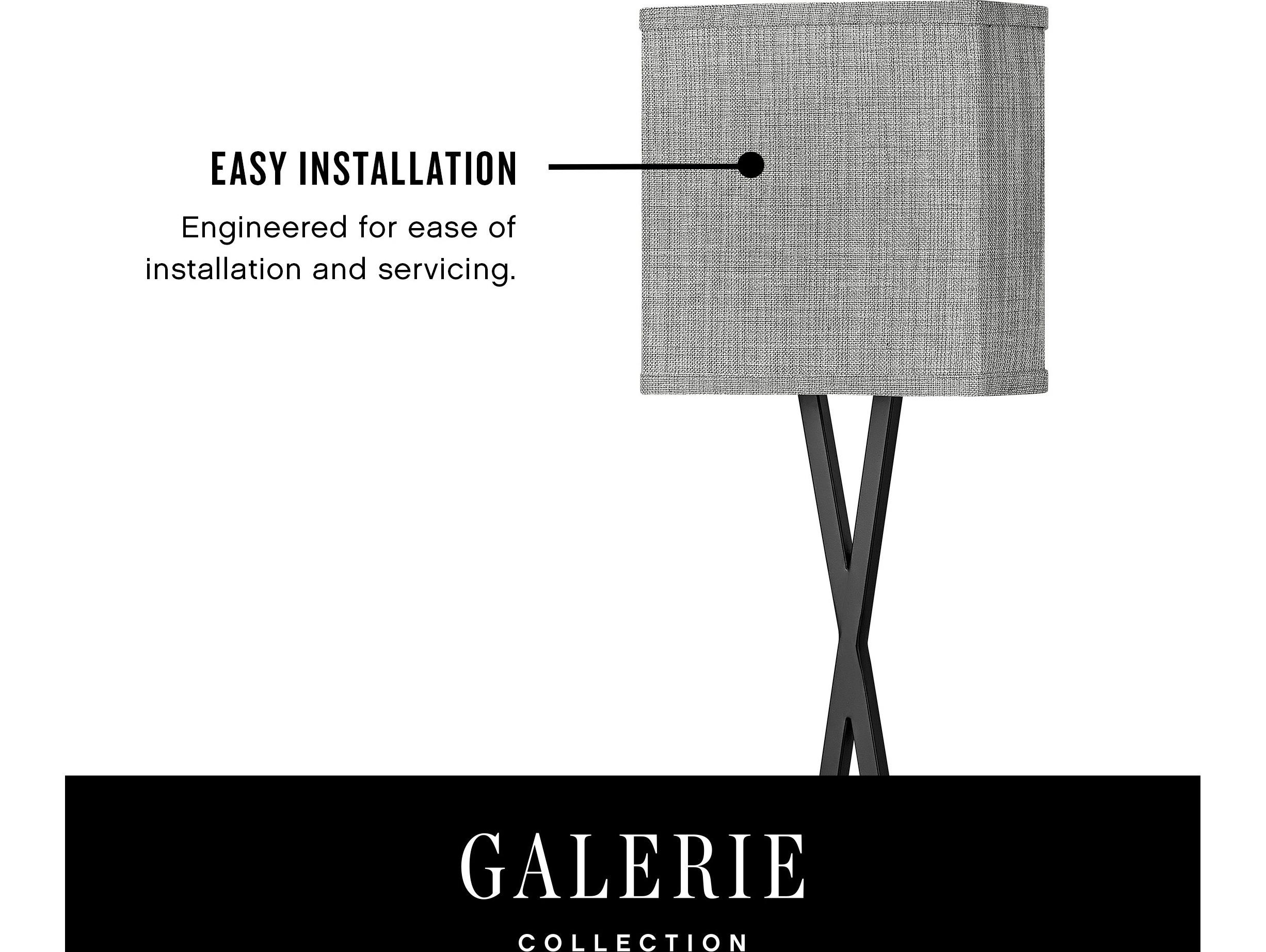 Hinkley Axis Black Wall Sconce