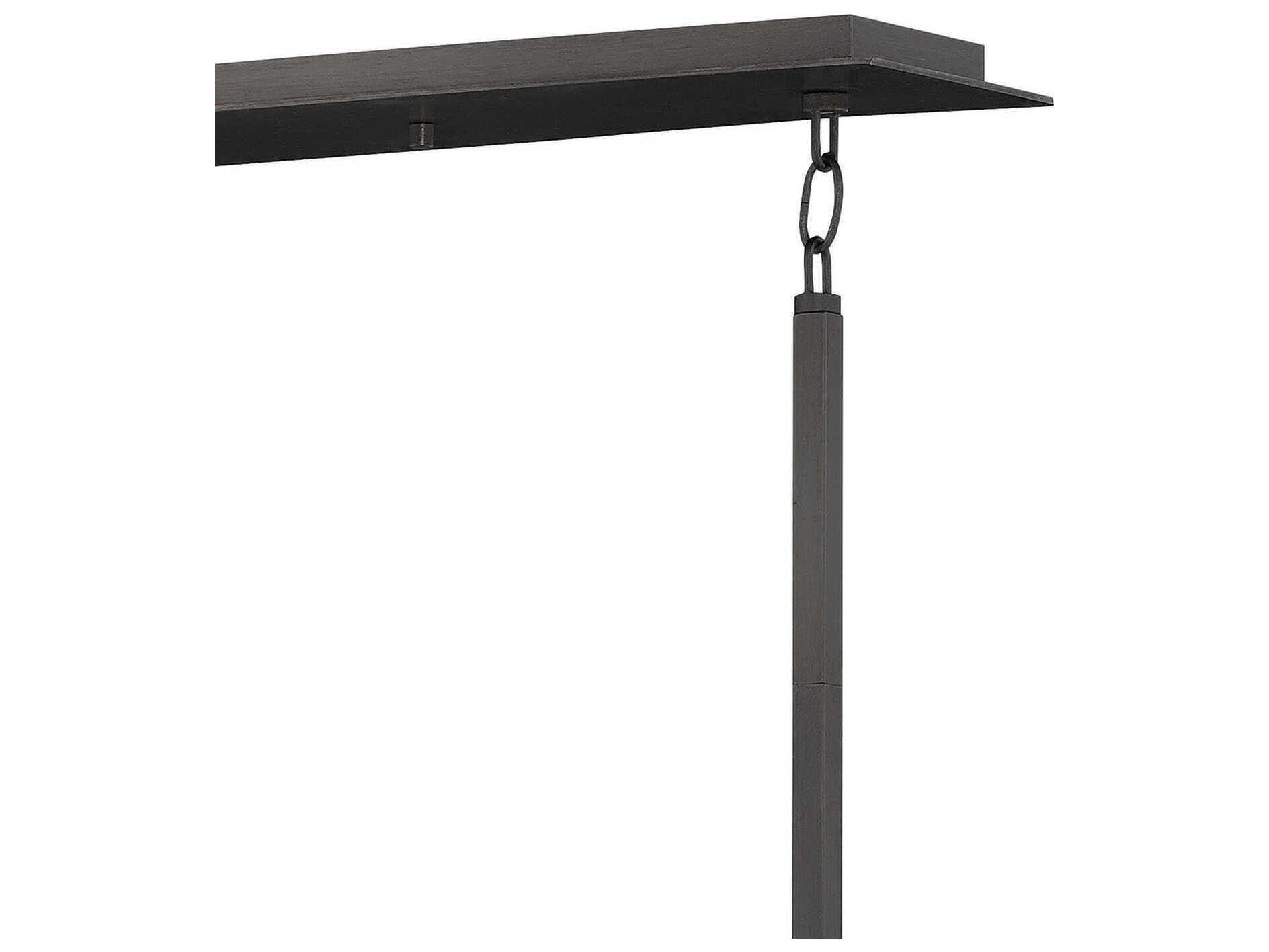 Hinkley Ludlow 8-Light Burnished Graphite Gray Geometric Island Pendant