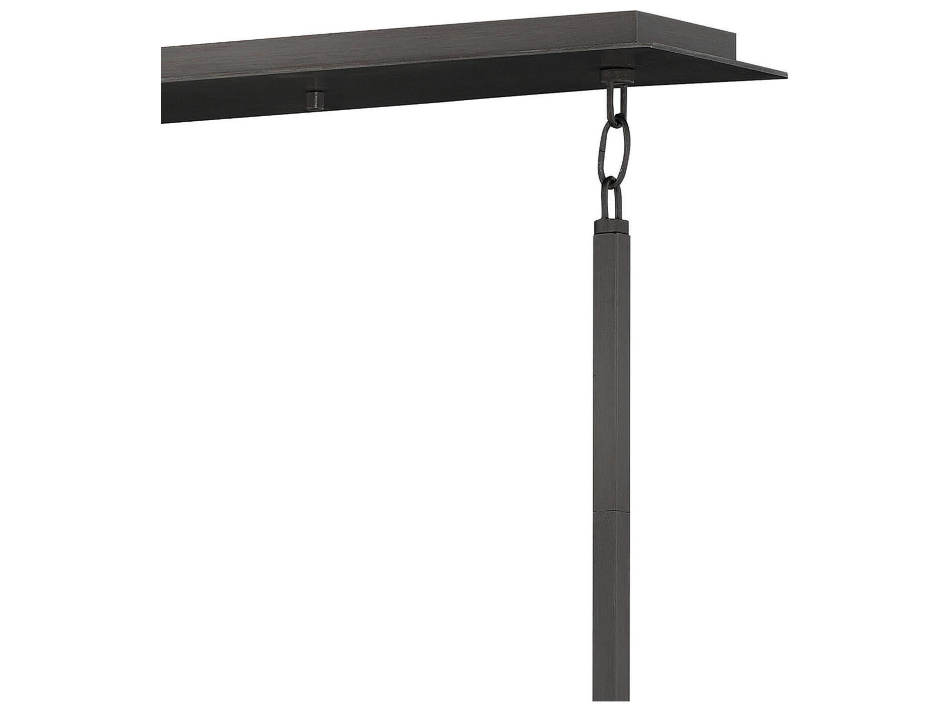 Hinkley Ludlow 8-Light Burnished Graphite Gray Geometric Island Pendant