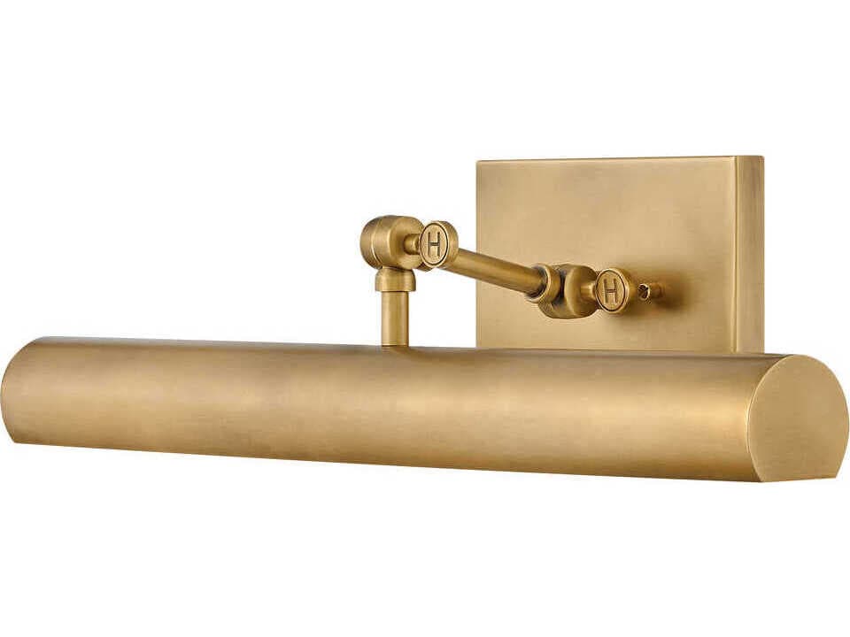 Hinkley Stokes 2-Light Heritage Brass LED Picture Light