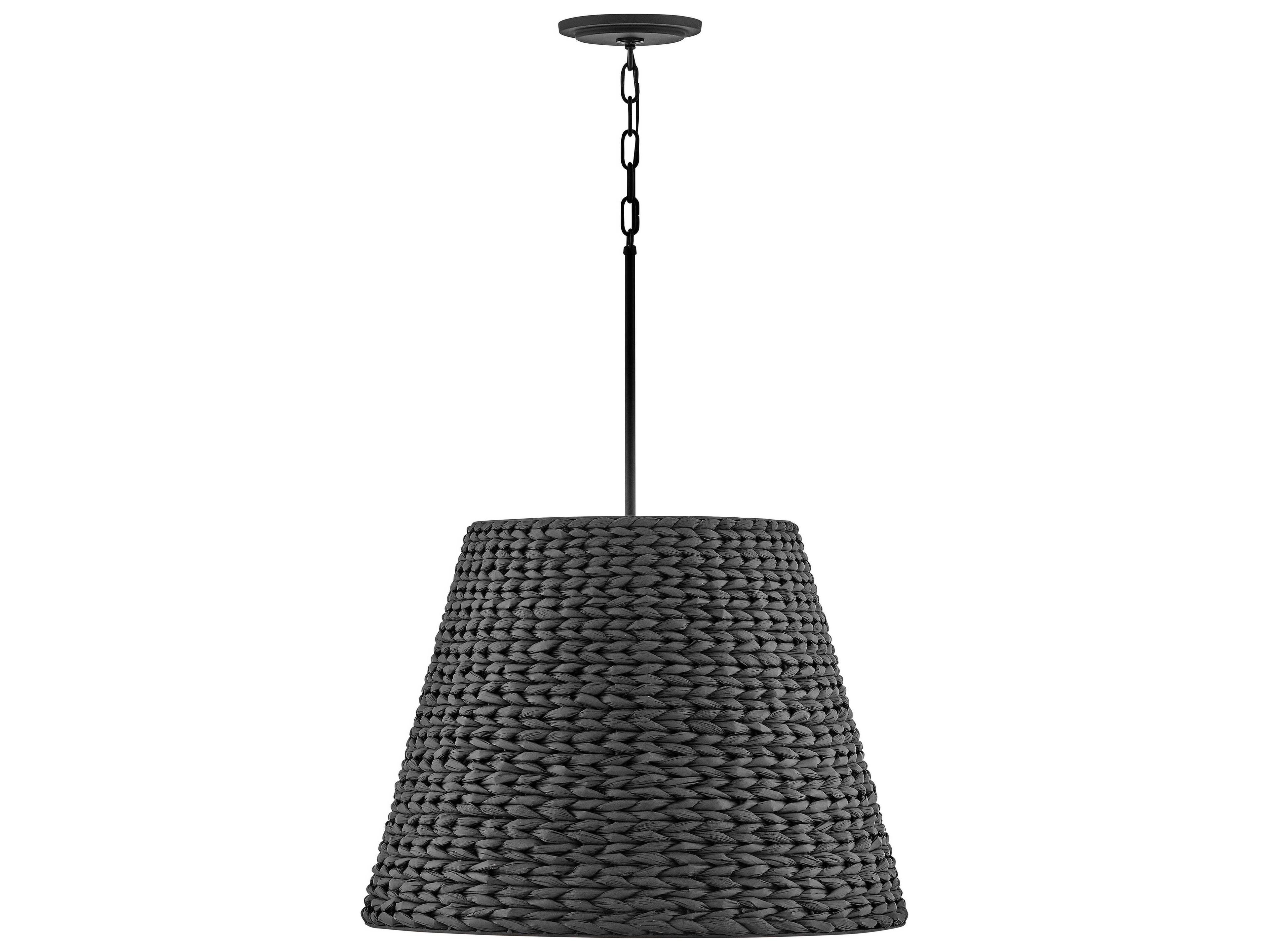 Hinkley Seabrook 1-Light Black Pendant