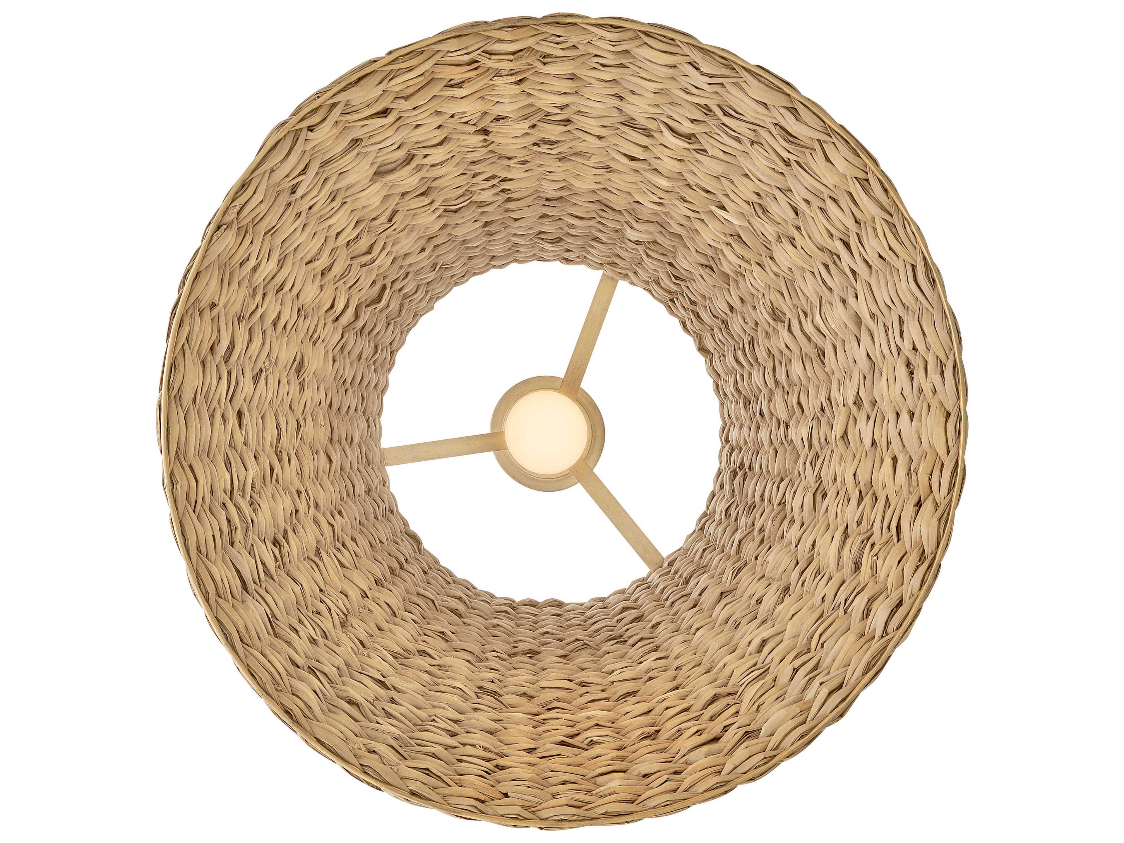 Hinkley Seabrook 1-Light Burnished Gold Brown Pendant