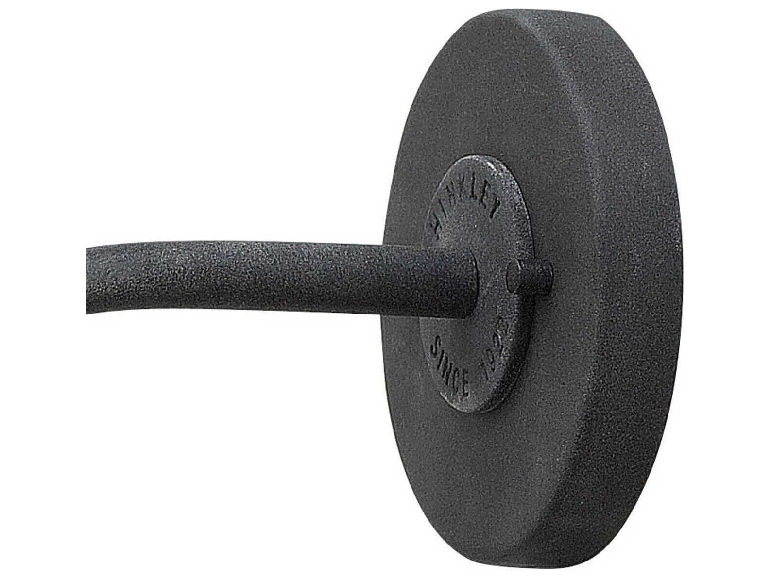 Hinkley Rigby Aged Zinc Black Wall Sconce