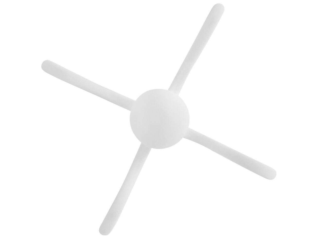 Hinkley Maris 4-Light Textured Plaster White Candelabra Chandelier