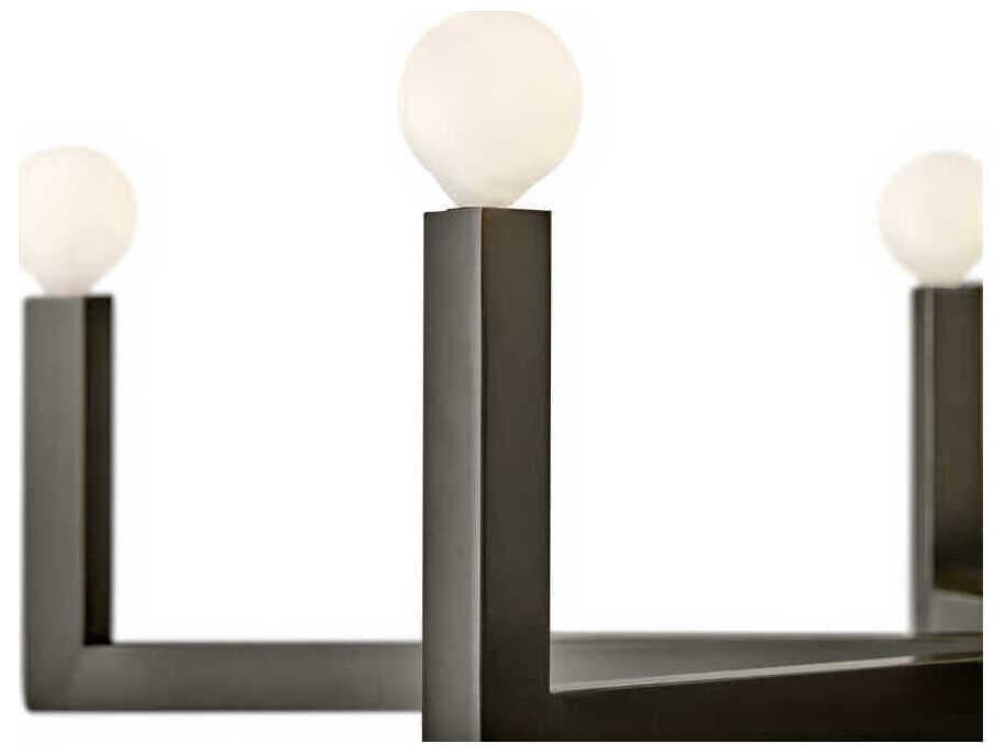 Hinkley Ezra 6-Light Black Oxide Candelabra Chandelier