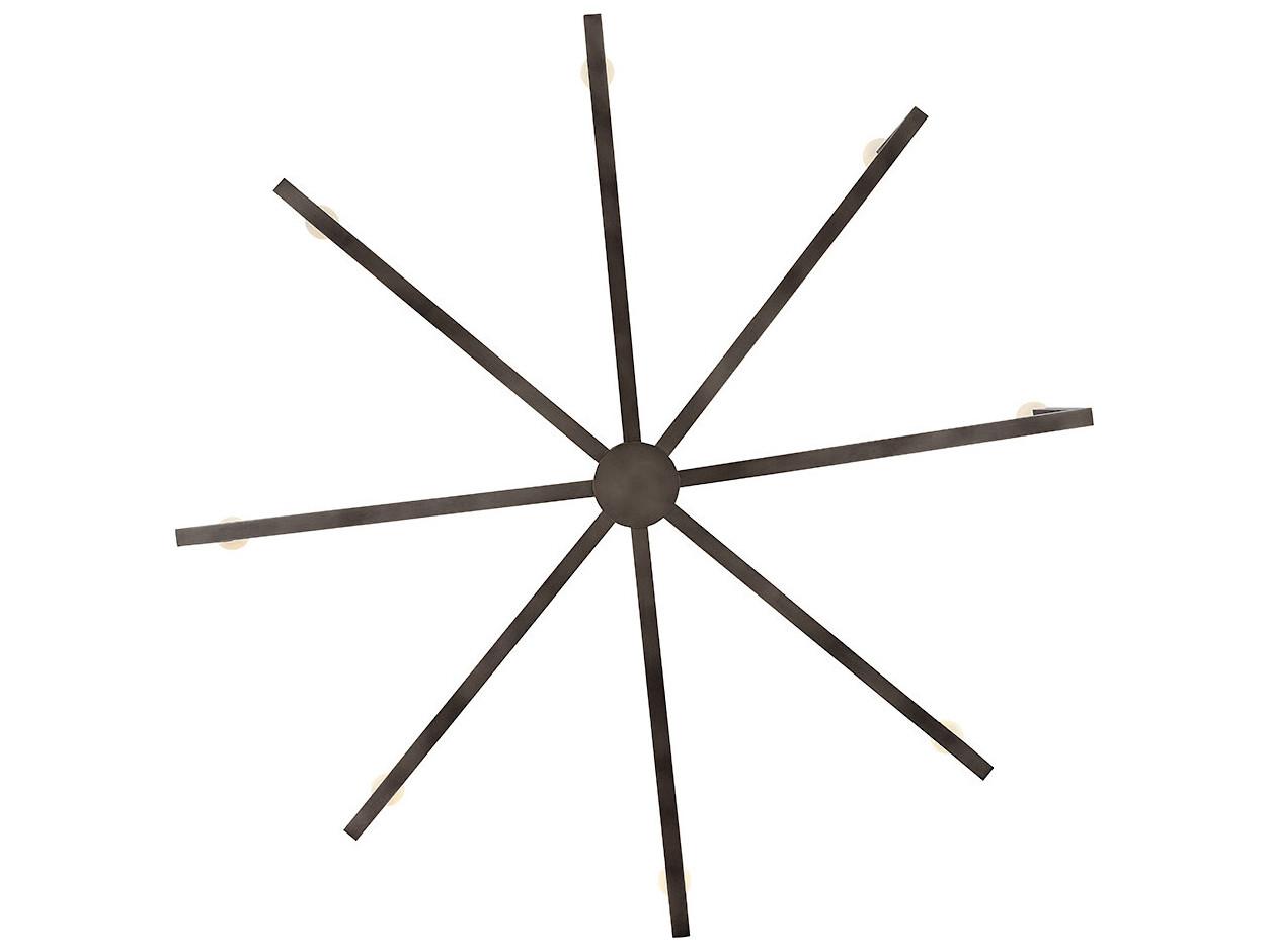 Hinkley Ezra 8-Light Black Oxide Candelabra Chandelier