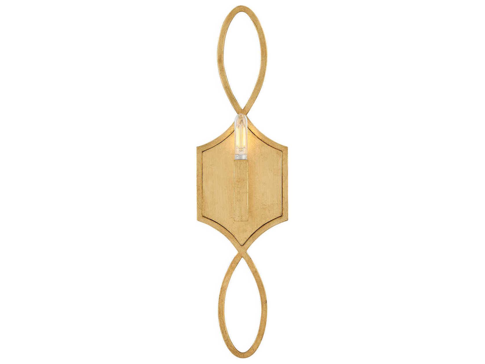 Hinkley Leona 1-Light Distressed Brass Wall Sconce