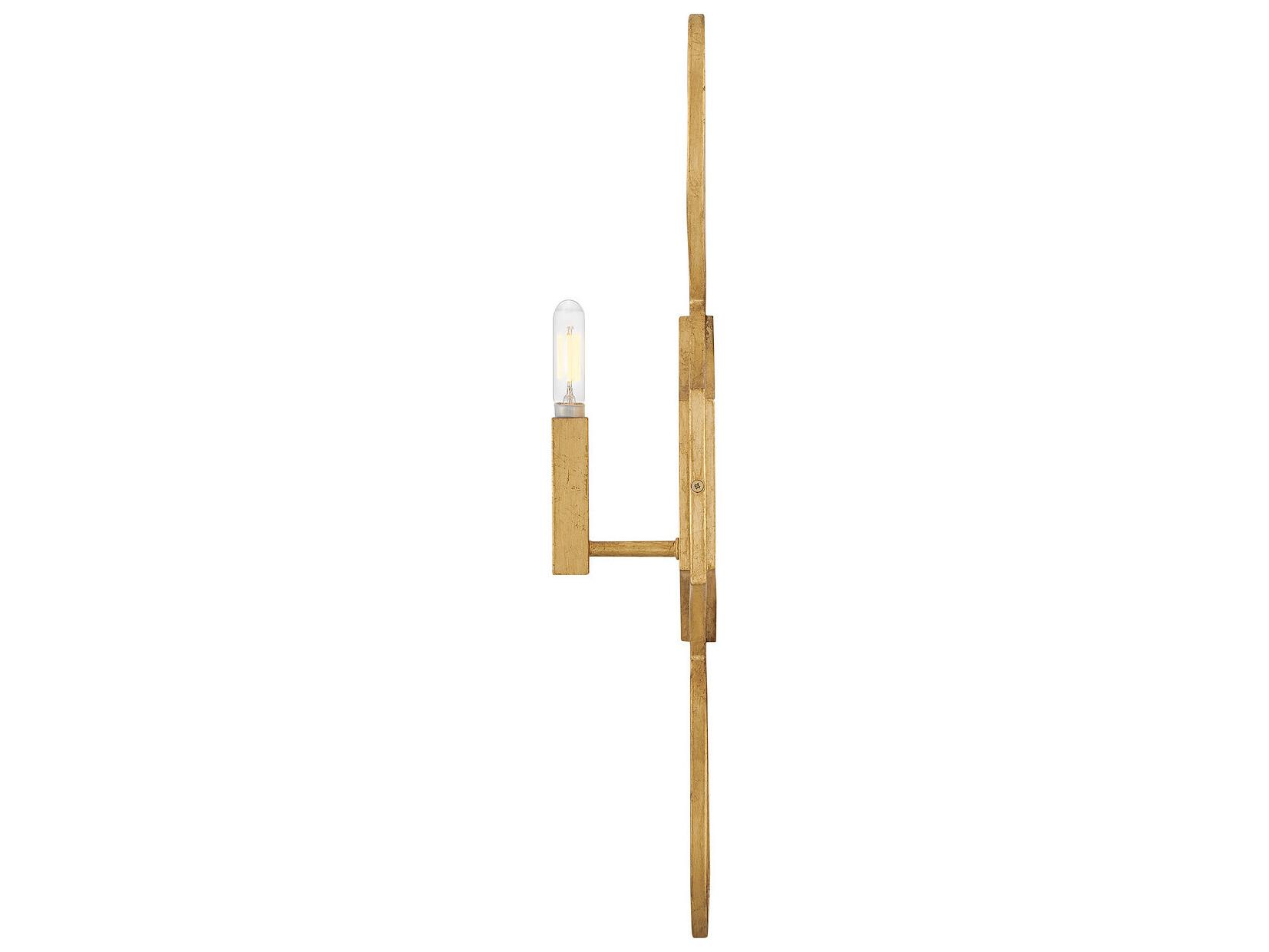 Hinkley Leona 1-Light Distressed Brass Wall Sconce