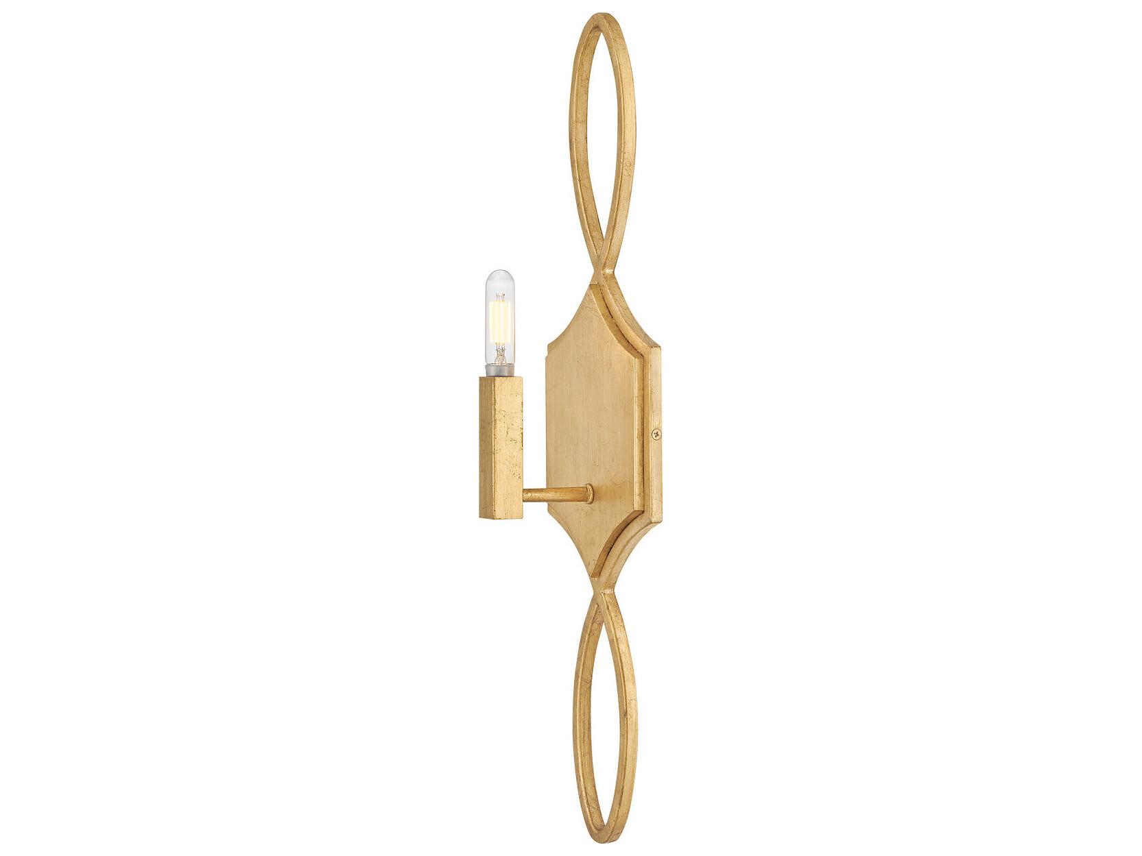 Hinkley Leona 1-Light Distressed Brass Wall Sconce