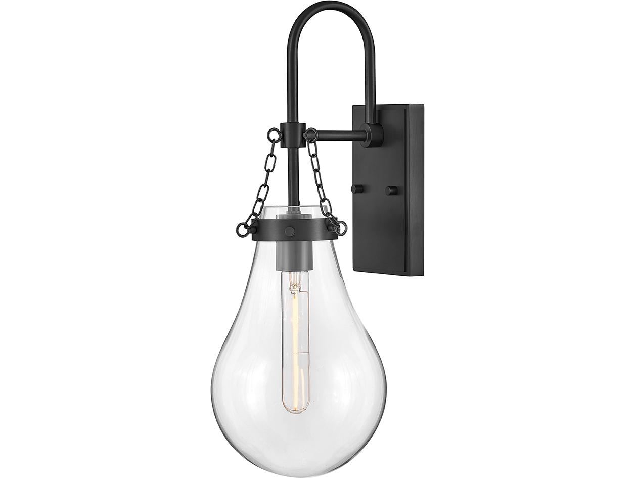 Hinkley Eloise 1-Light Black Wall Sconce
